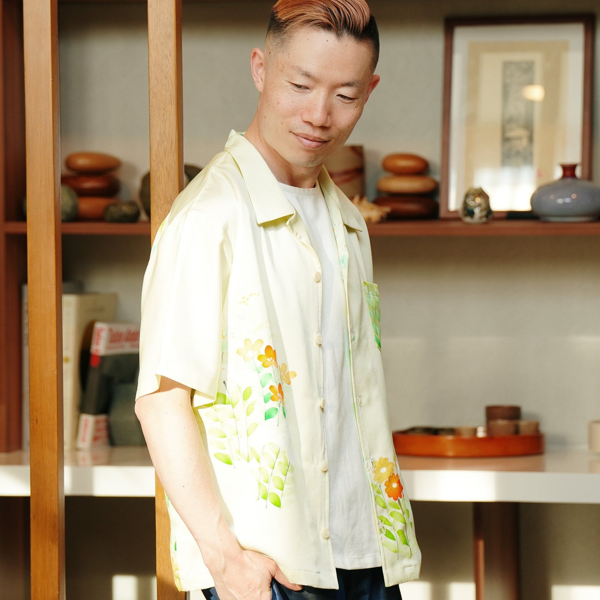 On-hand: Aloha shirt | AS7471 | Refreshing Green XL