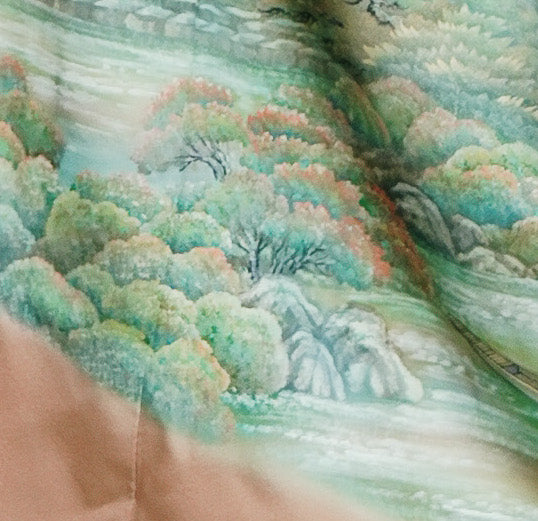 Chiku Fabric: 0416-22 | Mustard Yellow Forestry