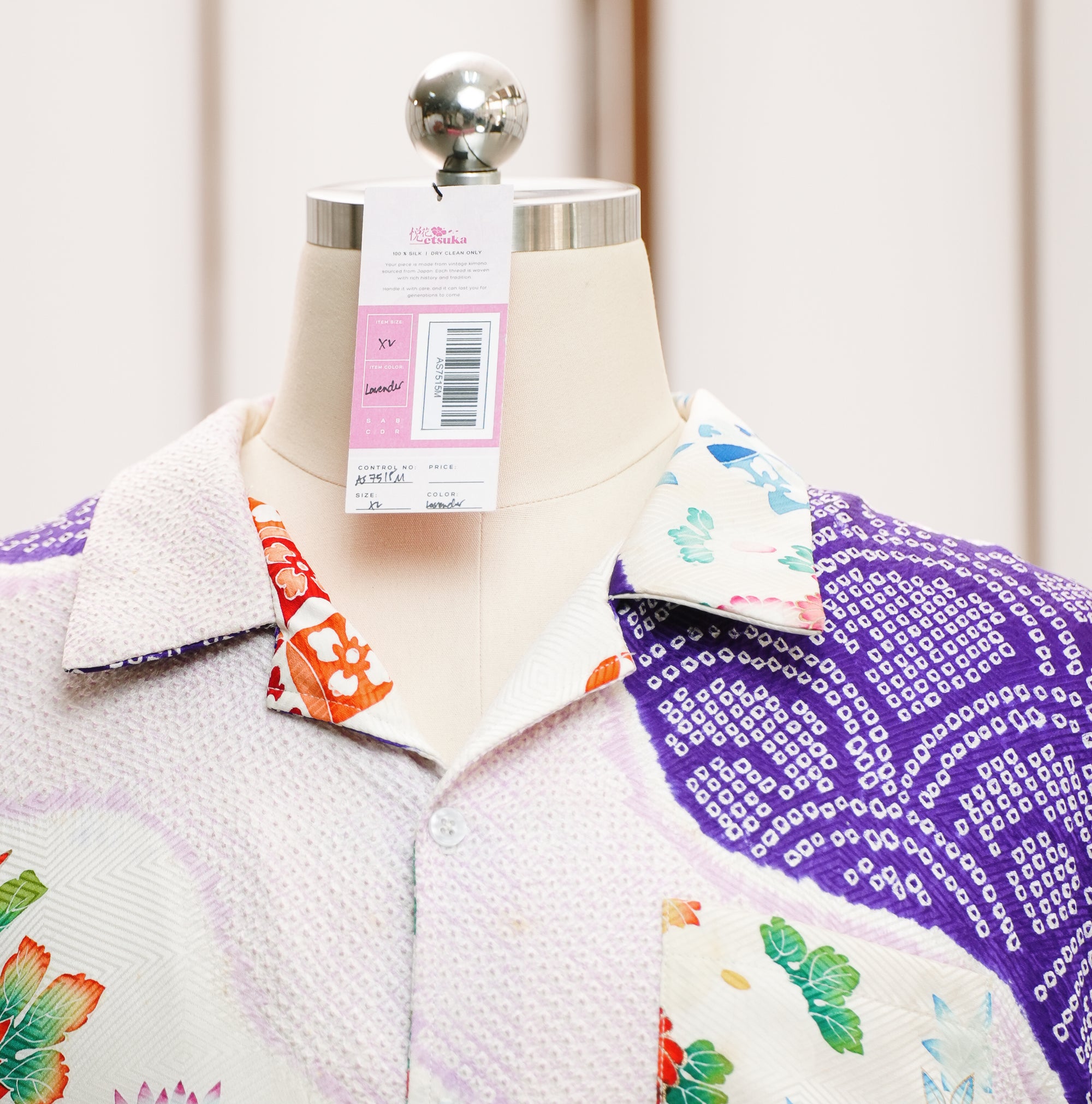 🎉 On-hand: Lavender Aloha shirt | XL | AS7515M (Mimi's Choice)