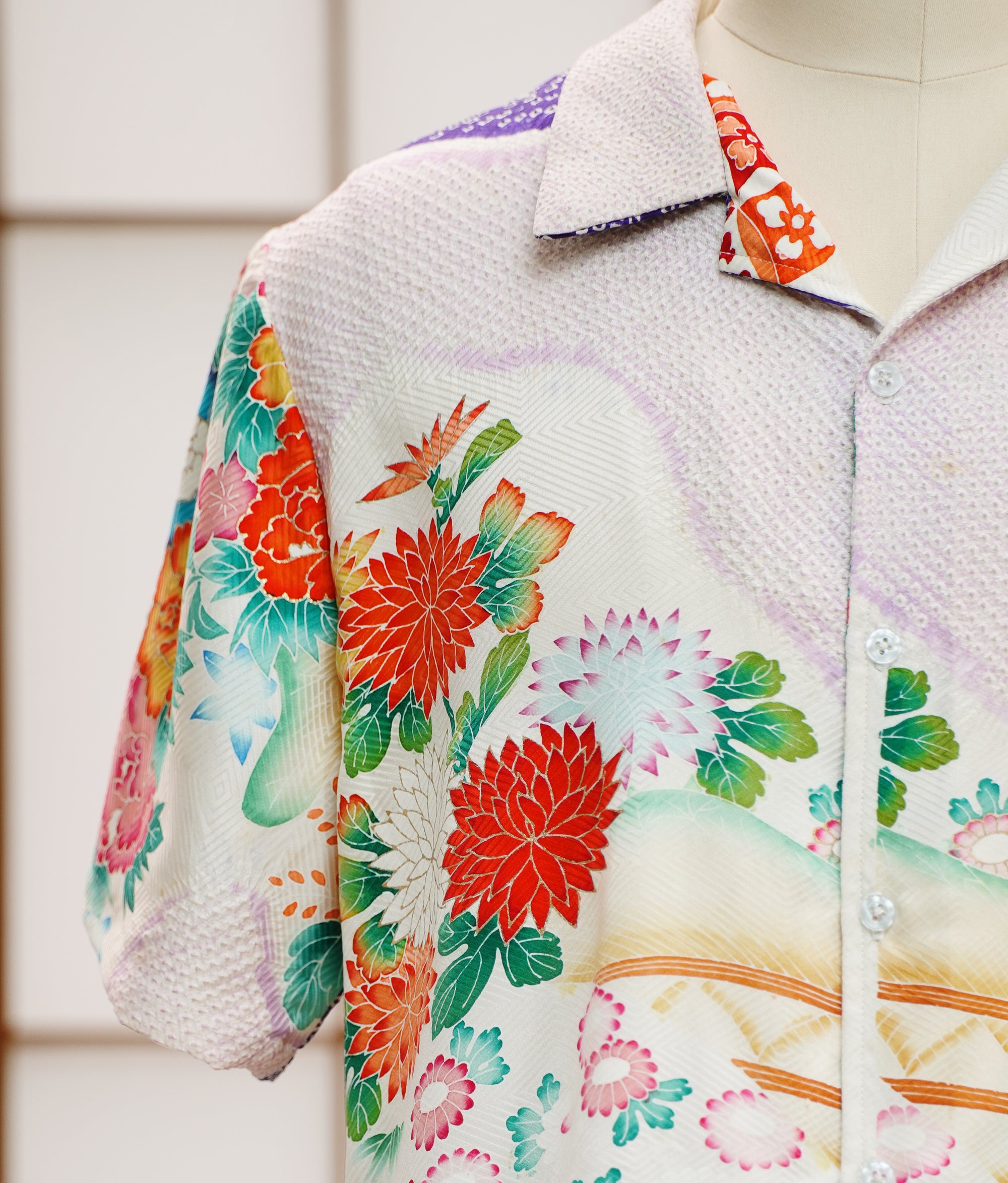 🎉 On-hand: Lavender Aloha shirt | XL | AS7515M (Mimi's Choice)