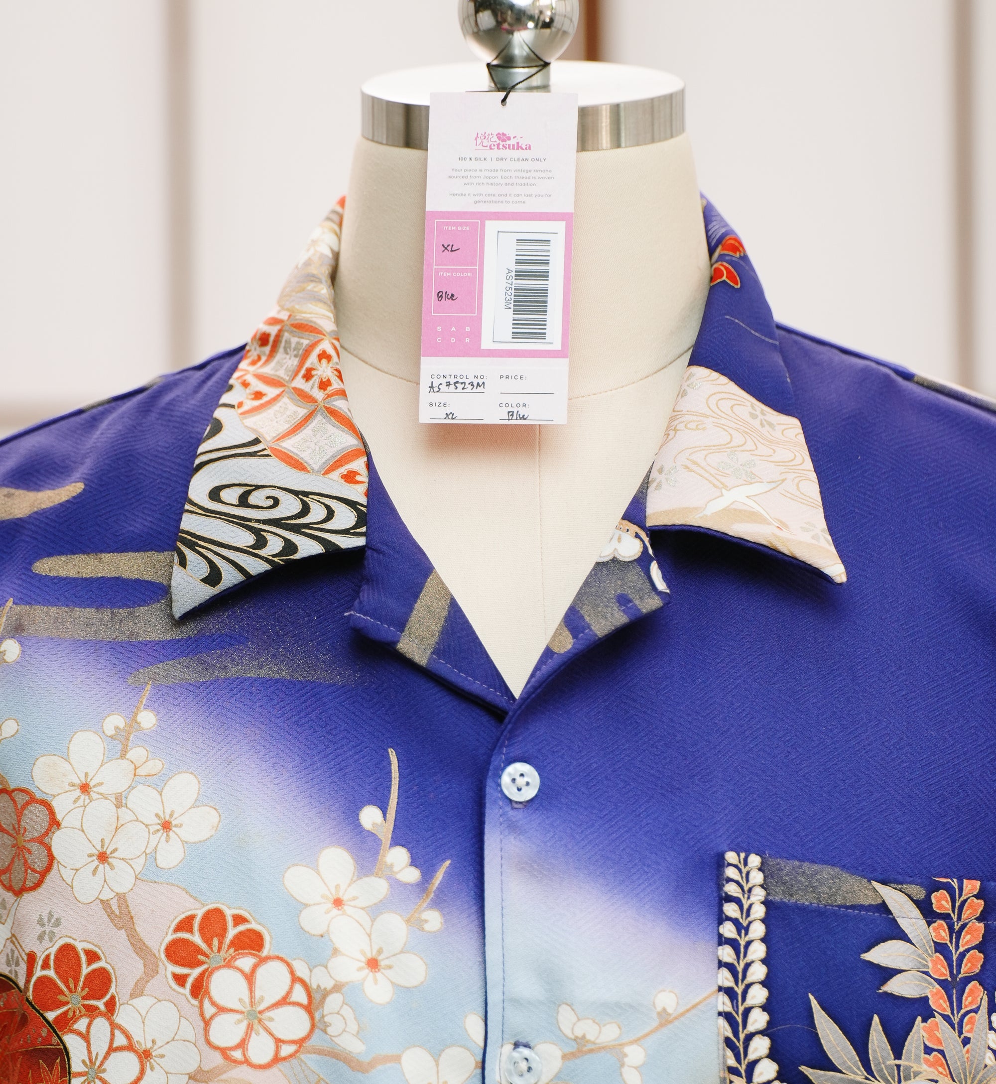 🎉 On-hand: Blue Aloha shirt | XL | AS7523M (Mimi's Choice!)
