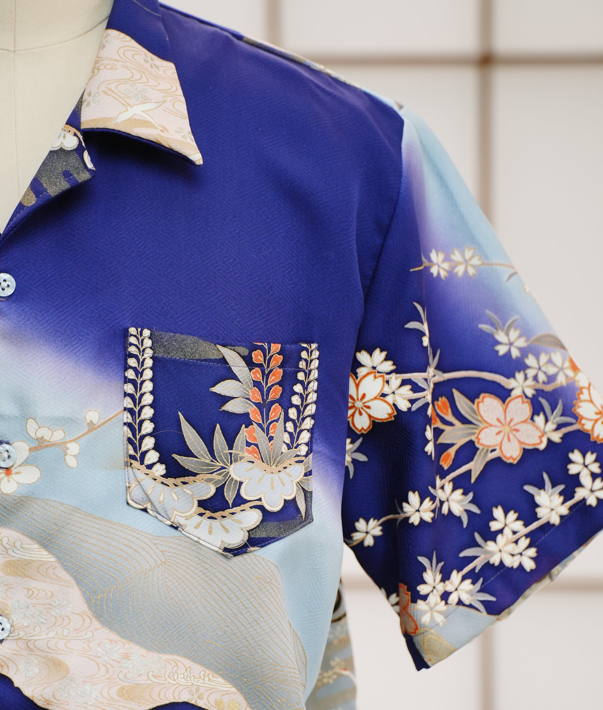 🎉 On-hand: Blue Aloha shirt | XL | AS7523M (Mimi's Choice!)