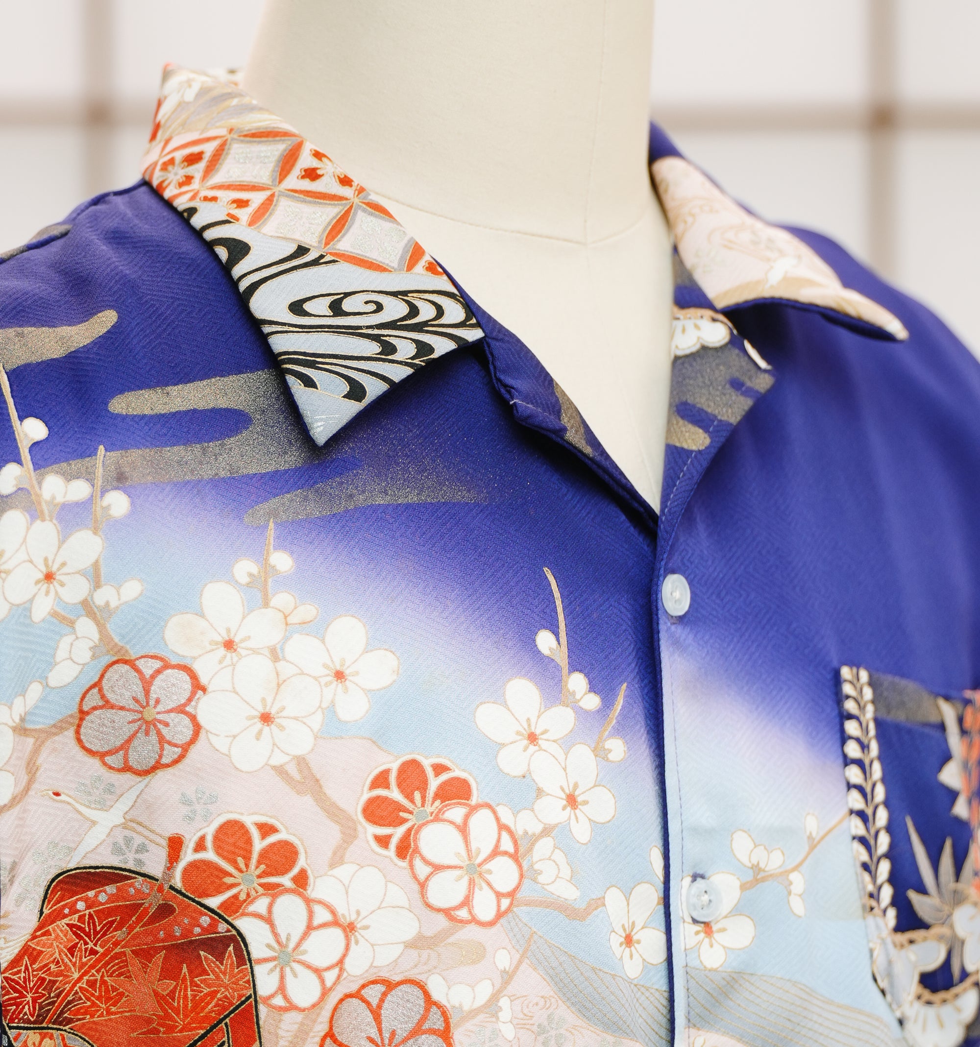 🎉 On-hand: Blue Aloha shirt | XL | AS7523M (Mimi's Choice!)