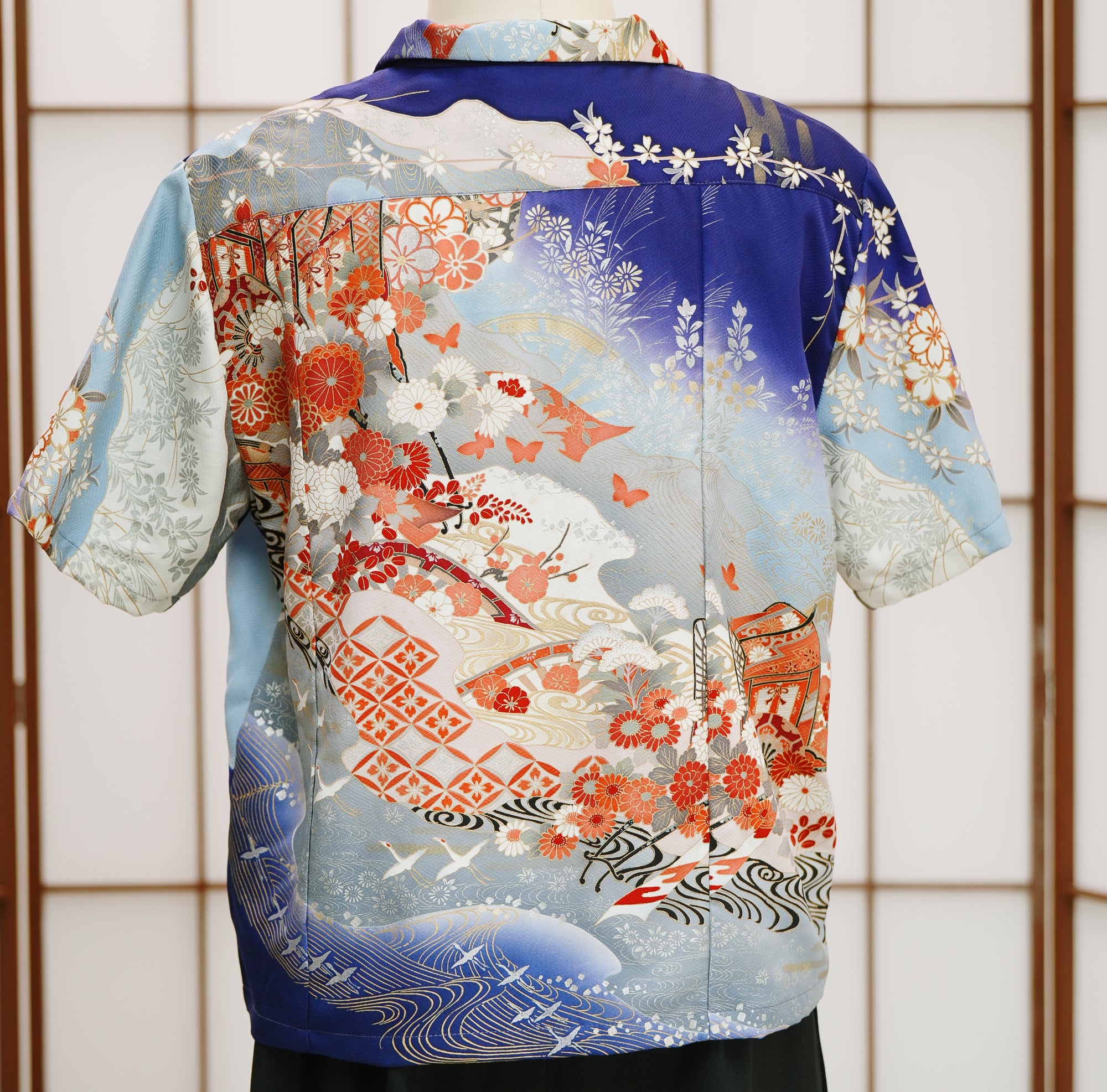 🎉 On-hand: Blue Aloha shirt | XL | AS7523M (Mimi's Choice!)