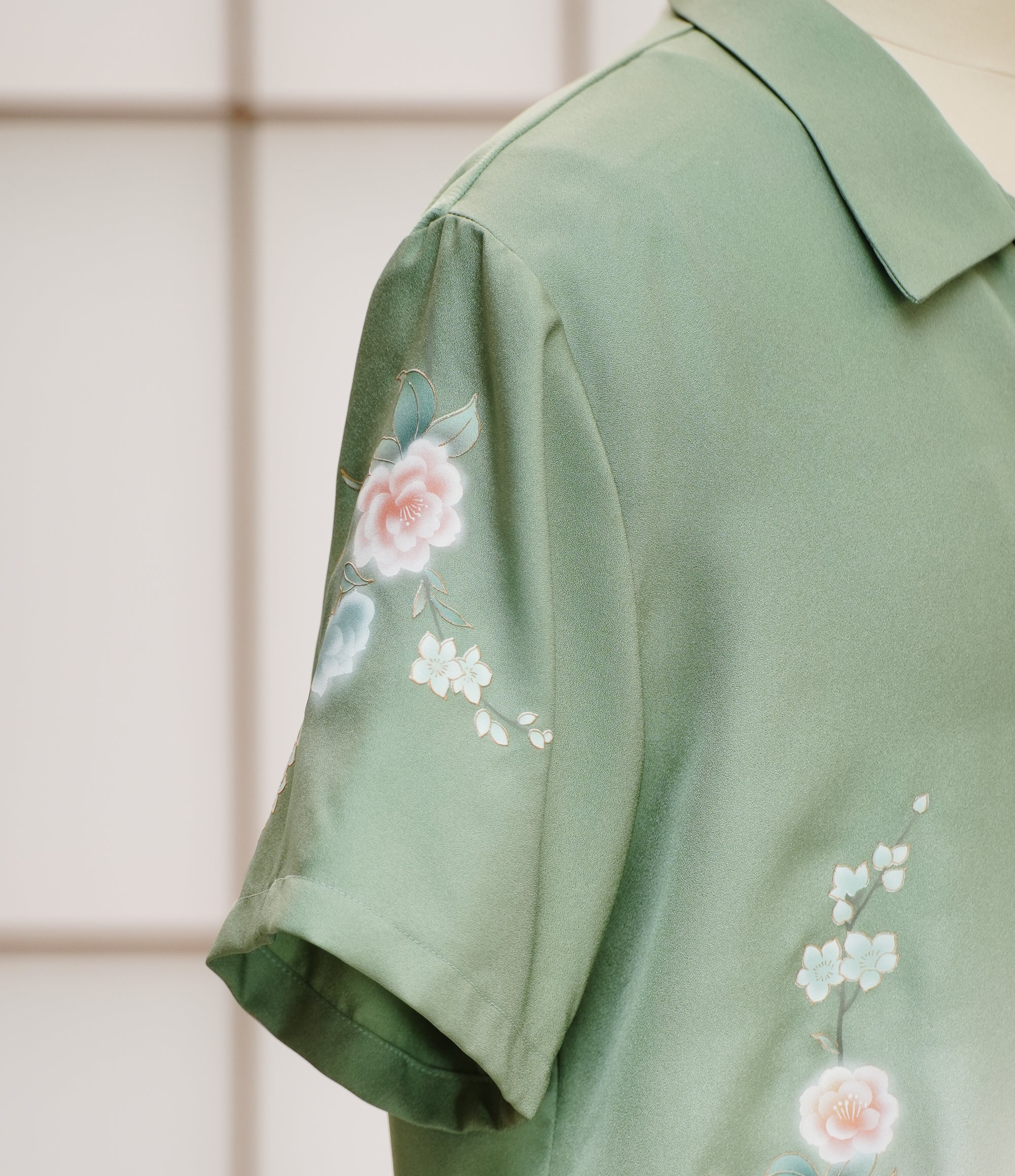 On-hand: Green Aloha shirt | XL | AS7517M