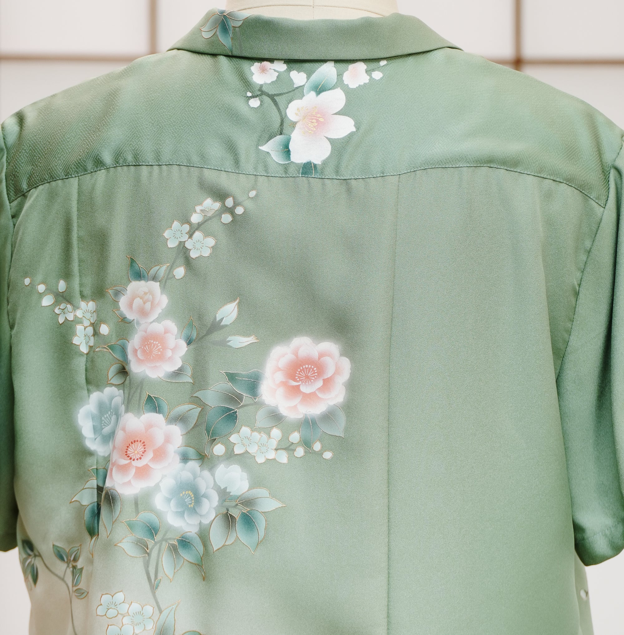 On-hand: Green Aloha shirt | XL | AS7517M