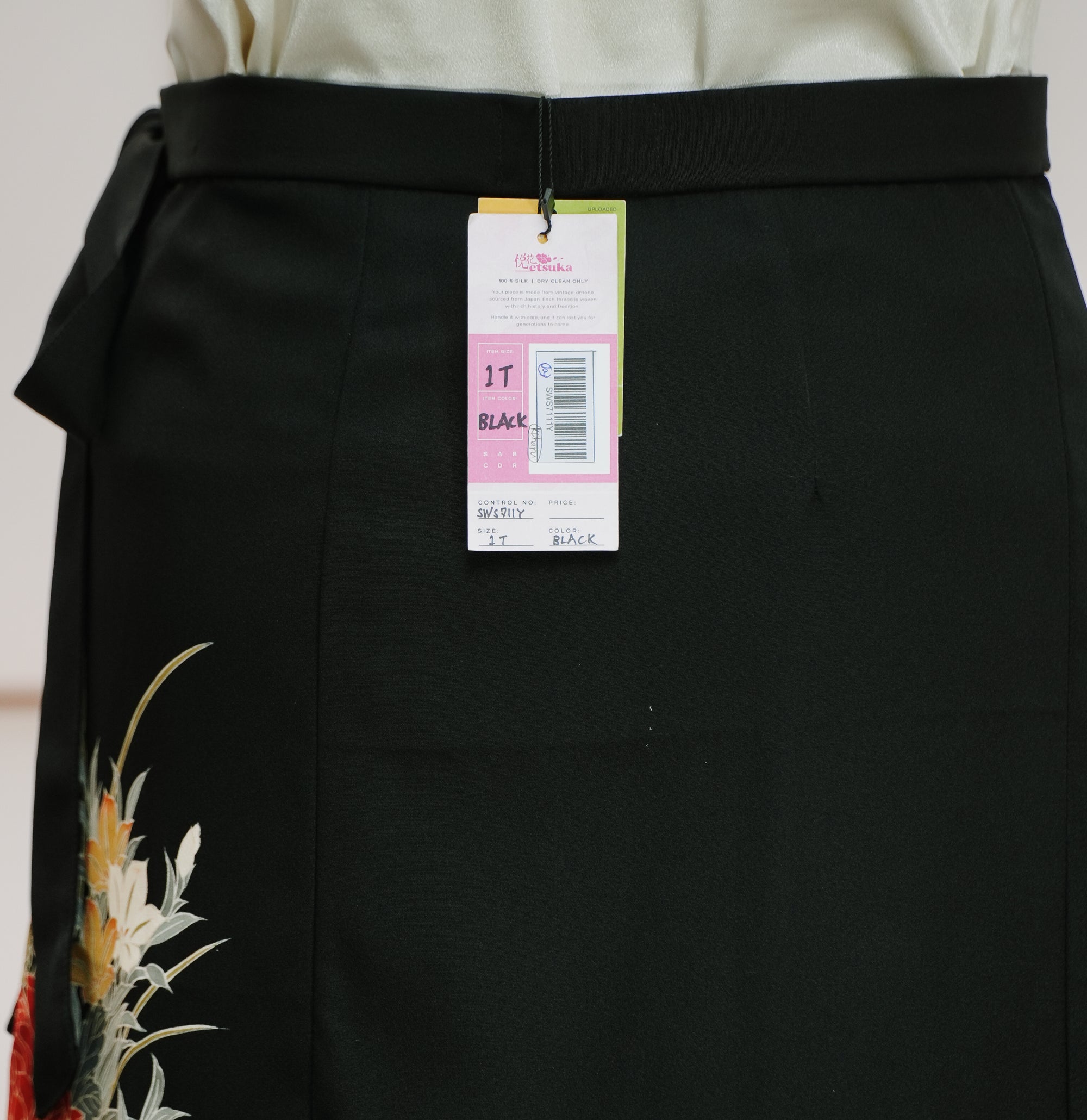 On-hand: Summer Wrap Skirt  | SWS7111Y | Black (1T)