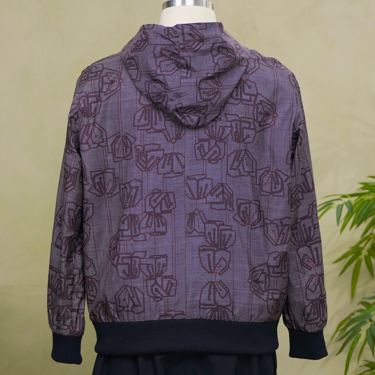 Premium On-hand: Black Loose Fit Oshima Men's Bomber Jacket | LBJ8339M | Large
