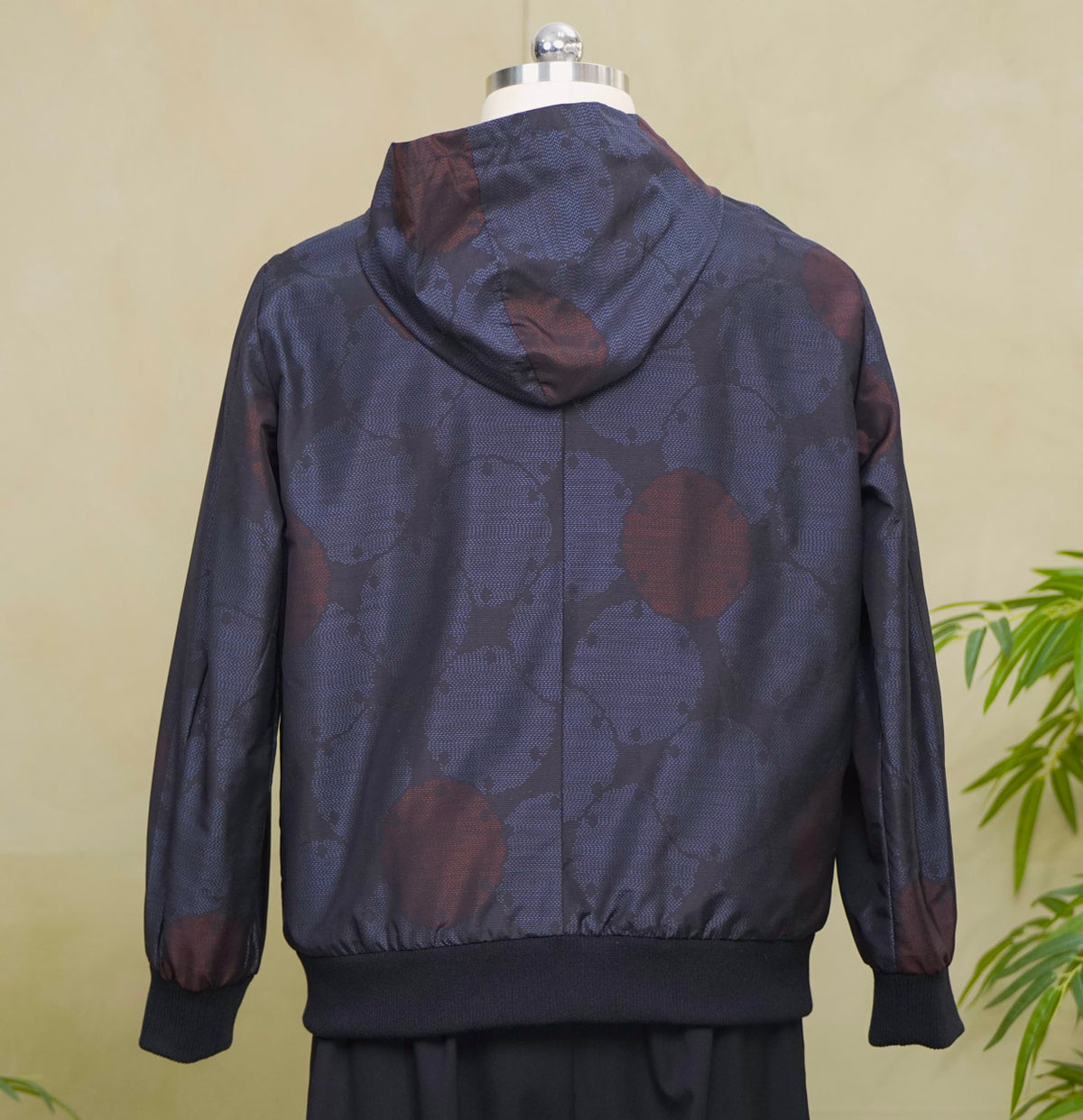 Premium On-hand: Blue Loose Fit Oshima Men's Bomber Jacket | LBJ8338M | Large