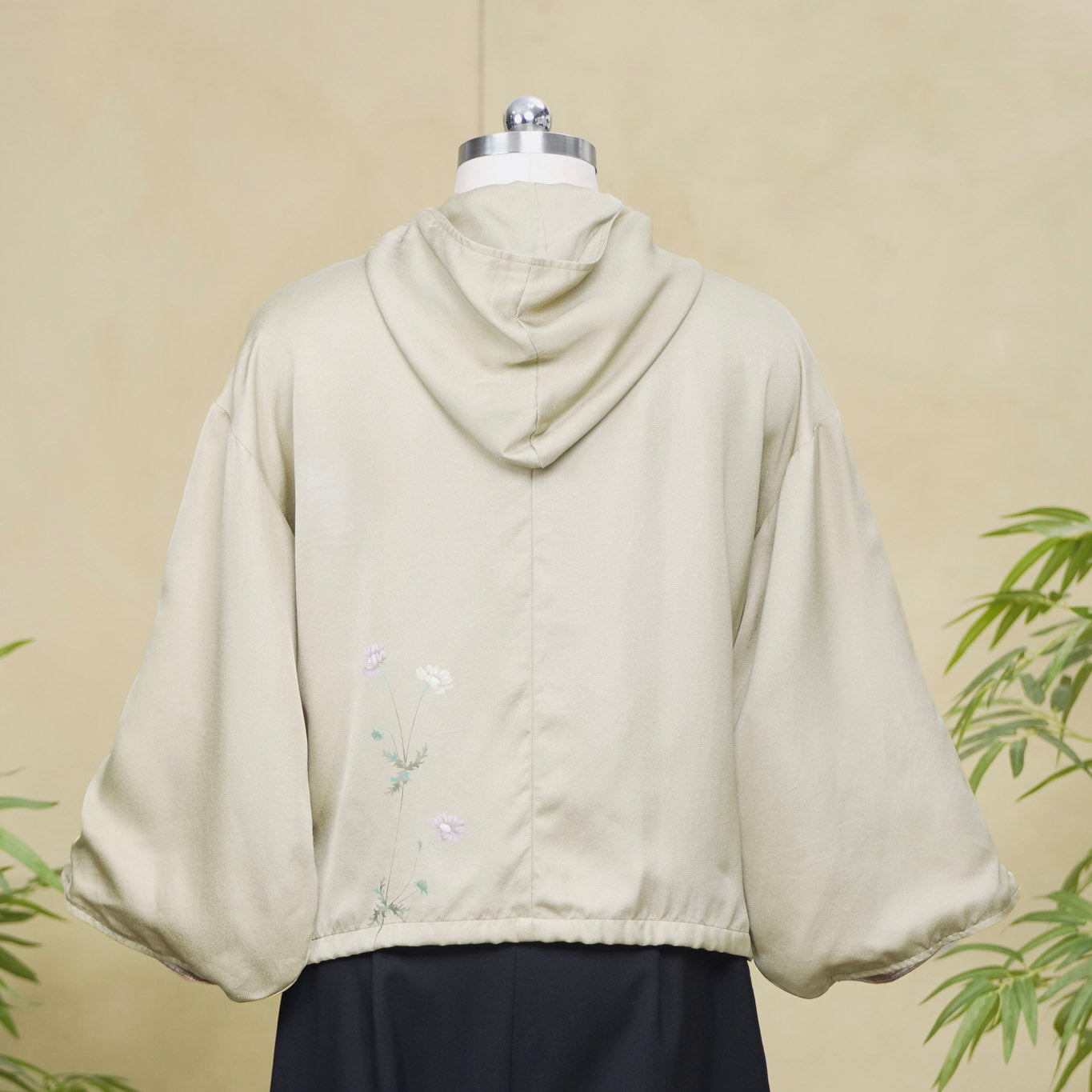 Premium On-hand: Light green Hoodie With Zipper | HWZ8319Y
