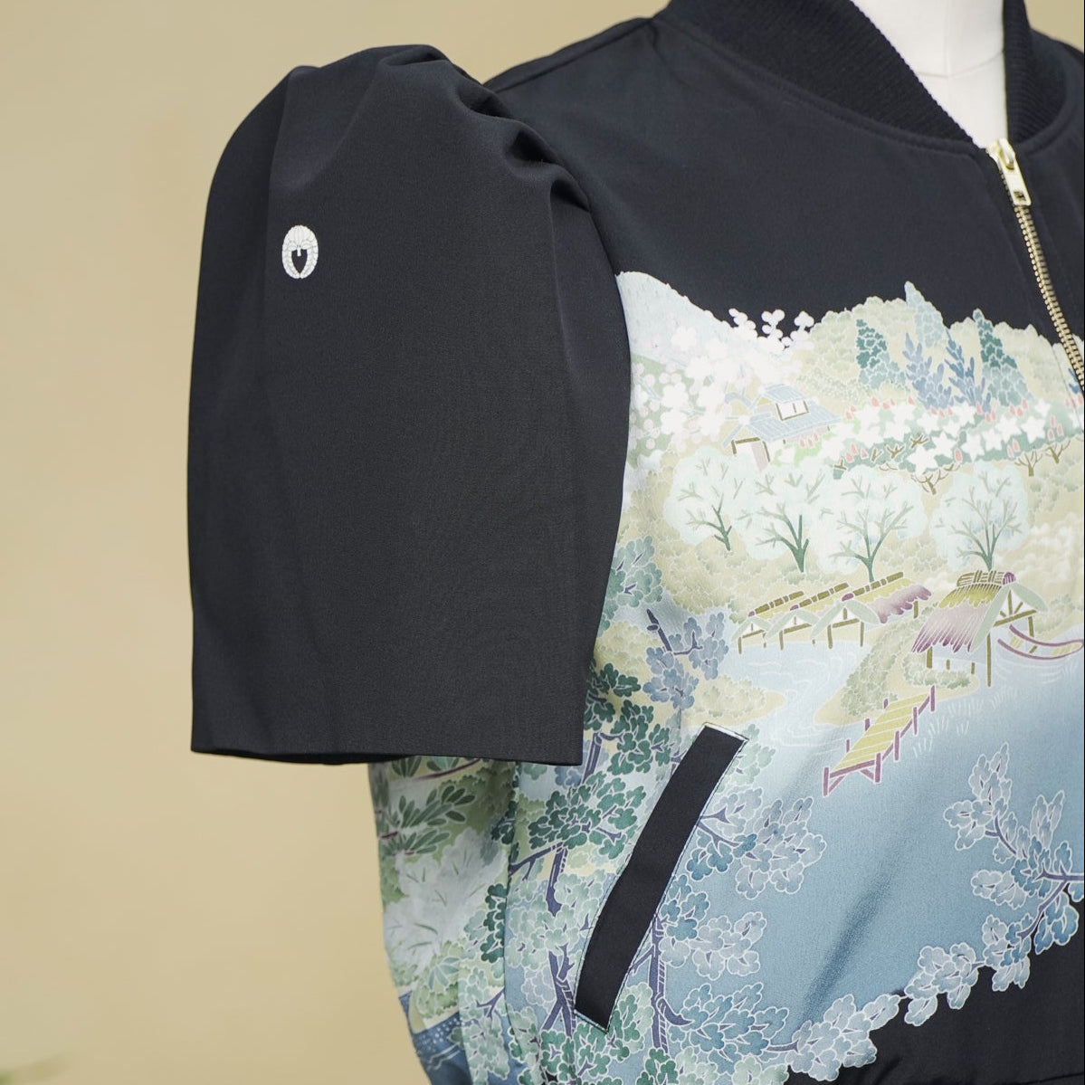 On-hand item: Filipiniana Bomber Jacket | Black | FBJ8361M | XL (SO M)