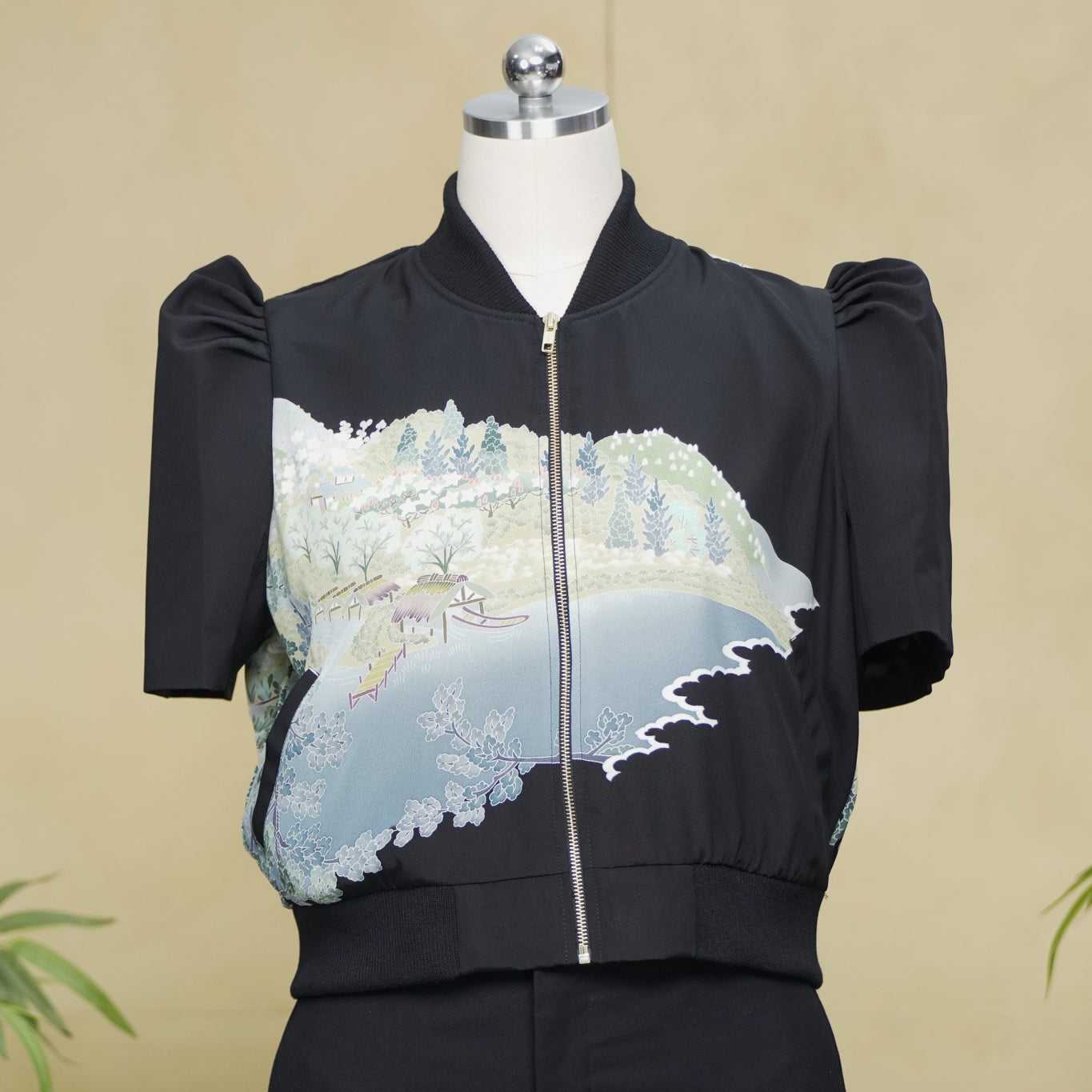 On-hand item: Filipiniana Bomber Jacket | Black | FBJ8361M | XL (SO M)