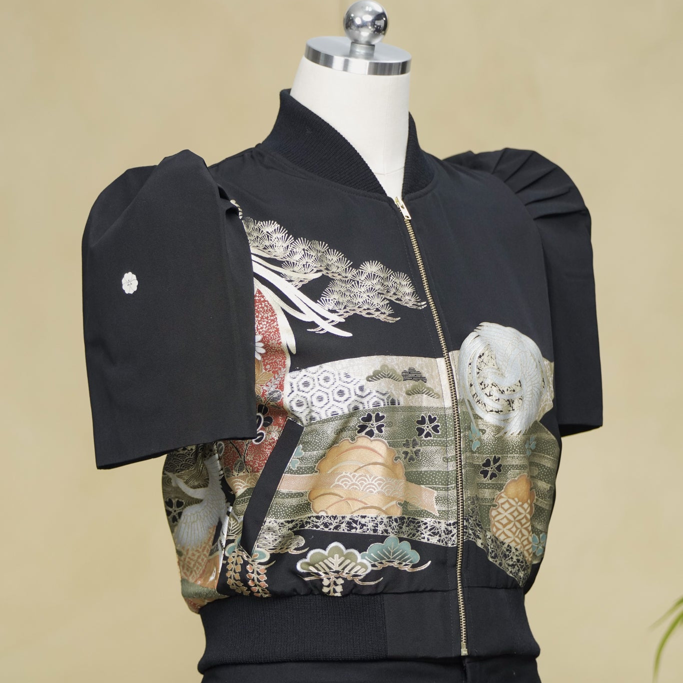 On-hand item: Filipiniana Bomber Jacket | Black | FBJ8360M | Medium (SO M)