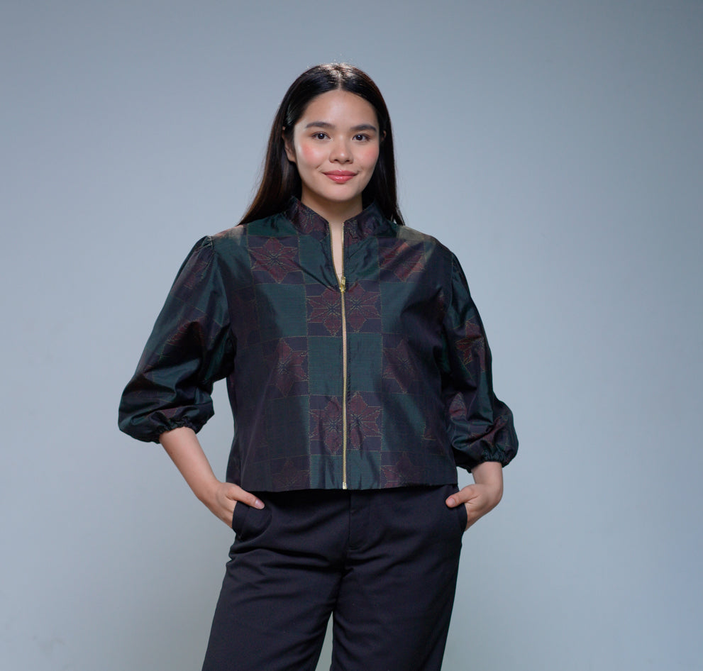 Premium On-hand item: Green Puff Jacket | XLB | PJ8378M