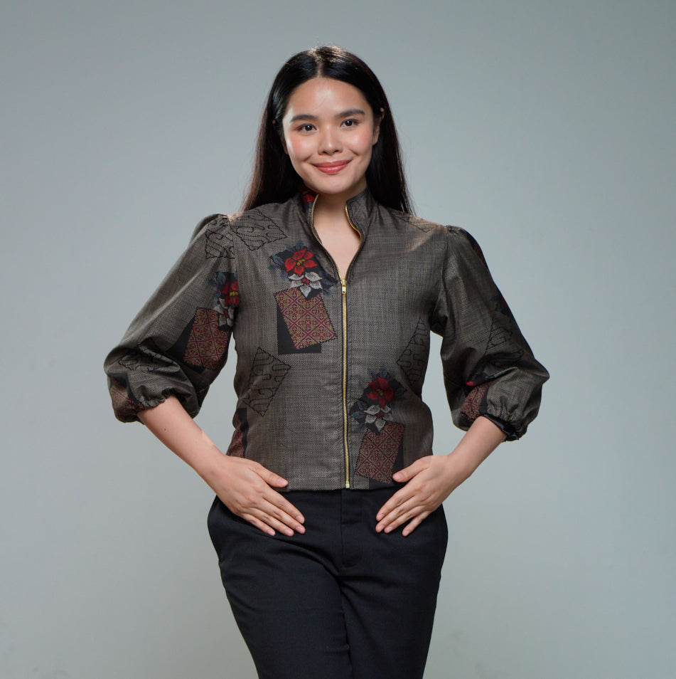 Premium On-hand item: Brown Puff Jacket | Large | PJ8343M (SO M)