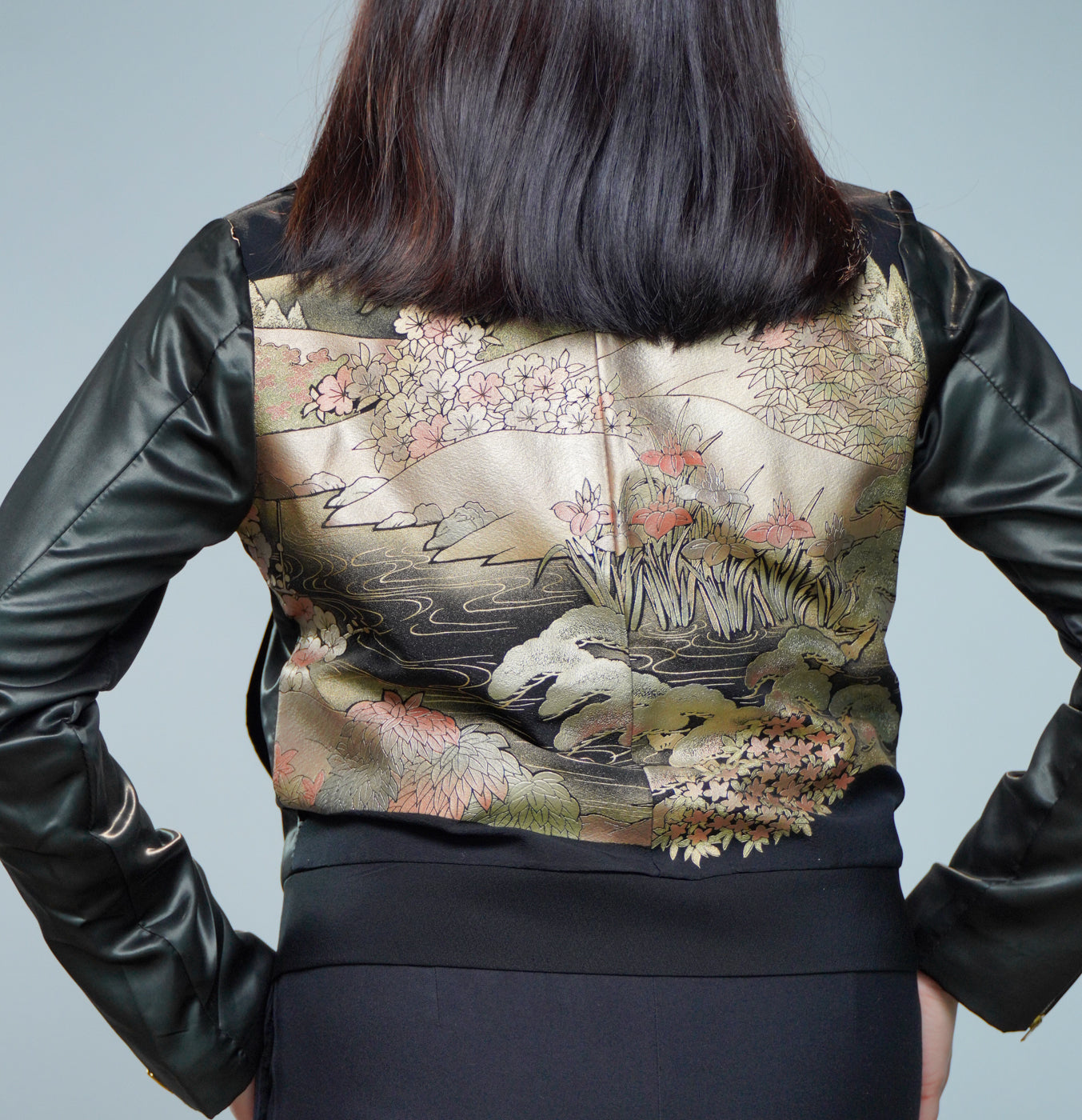 Coming Soon - On-hand: Silk Leather Biker Jacket | XL | SBK8459