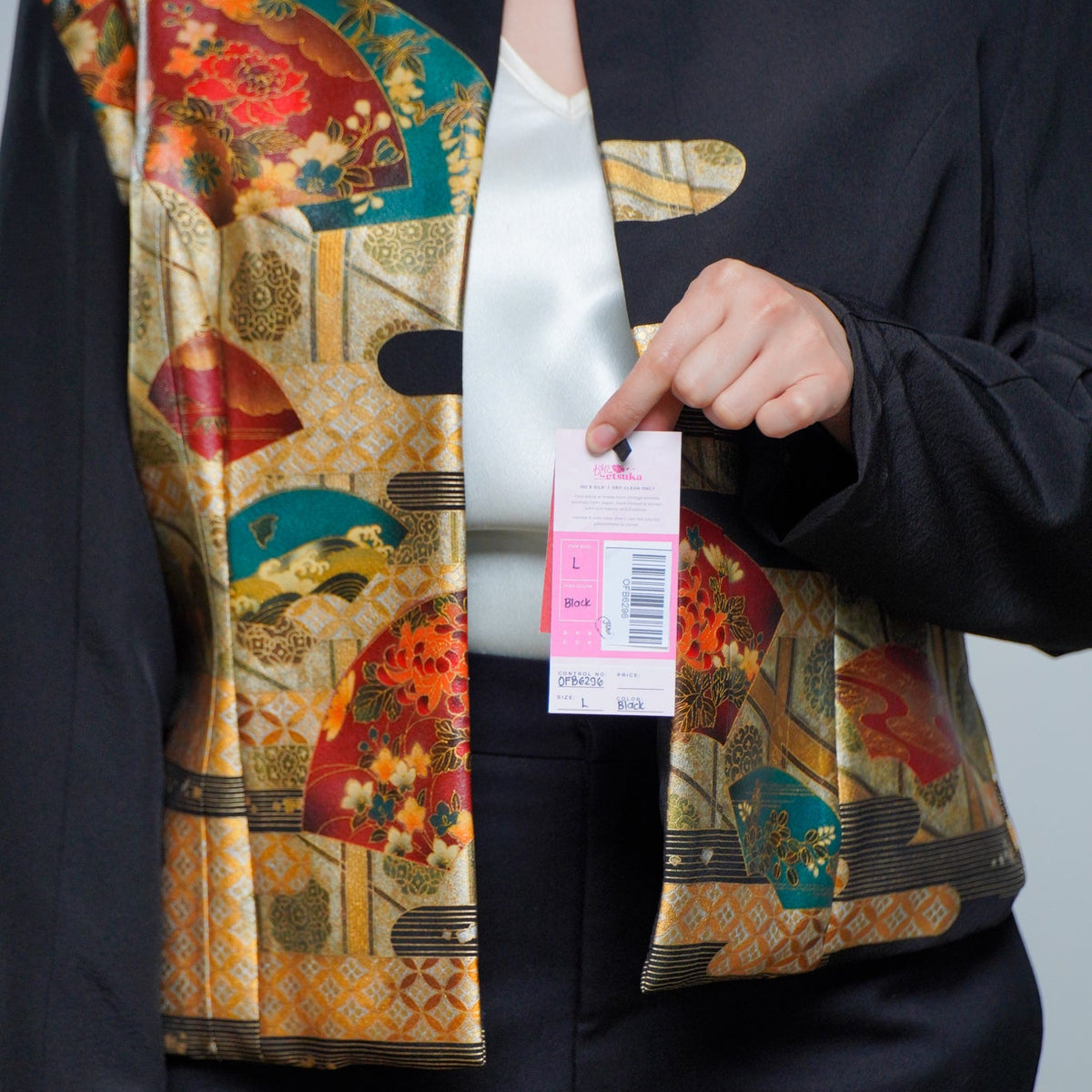 Premium On-hand item: Black Office Blazer | OFB6296 | Large