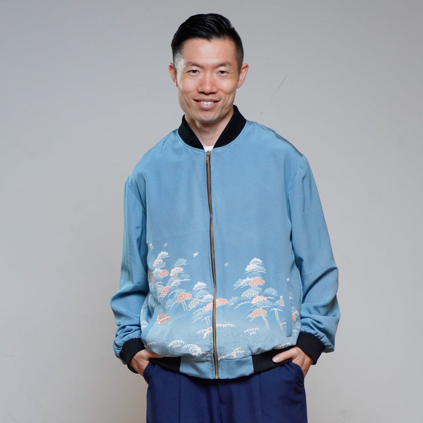 Premium On-hand: Blue Men's Bomber Jacket | BJ8152M | XL