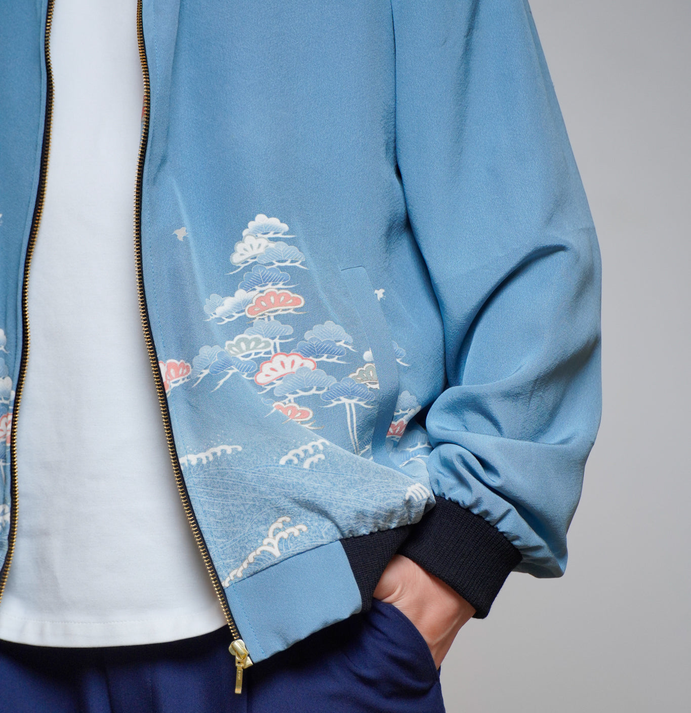 Premium On-hand: Blue Men's Bomber Jacket | BJ8152M | XL