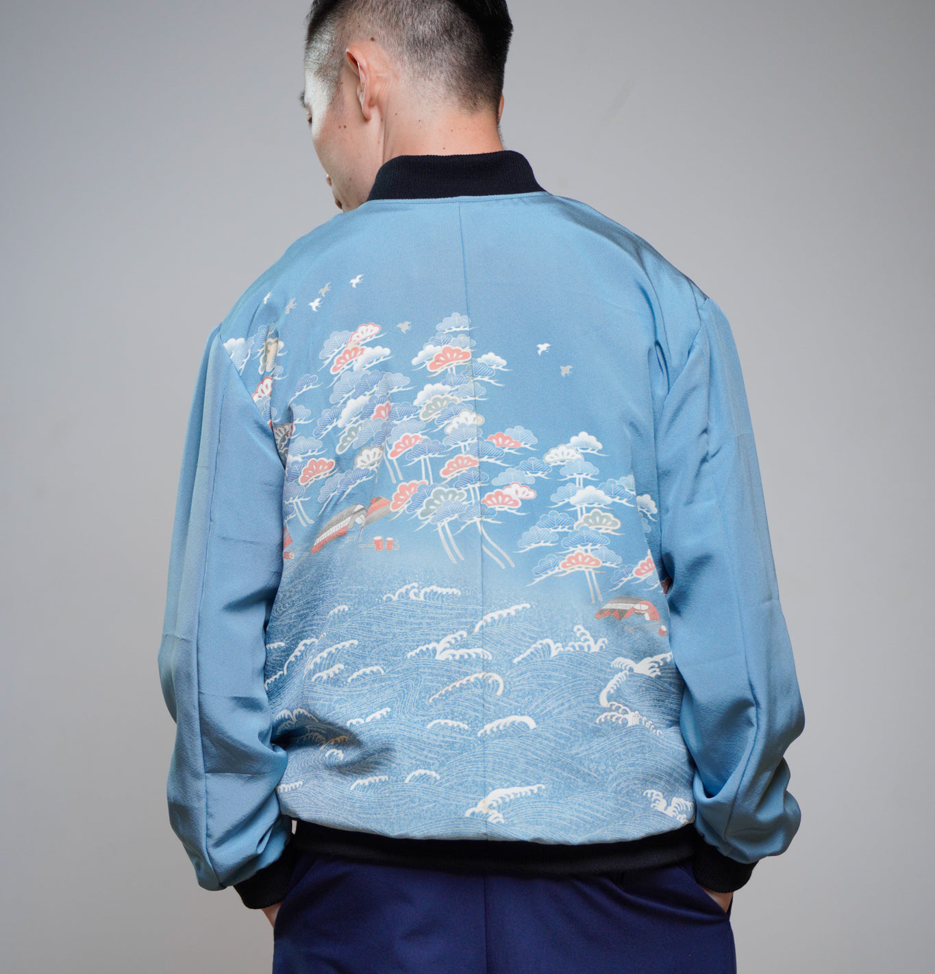 Premium On-hand: Blue Men's Bomber Jacket | BJ8152M | XL