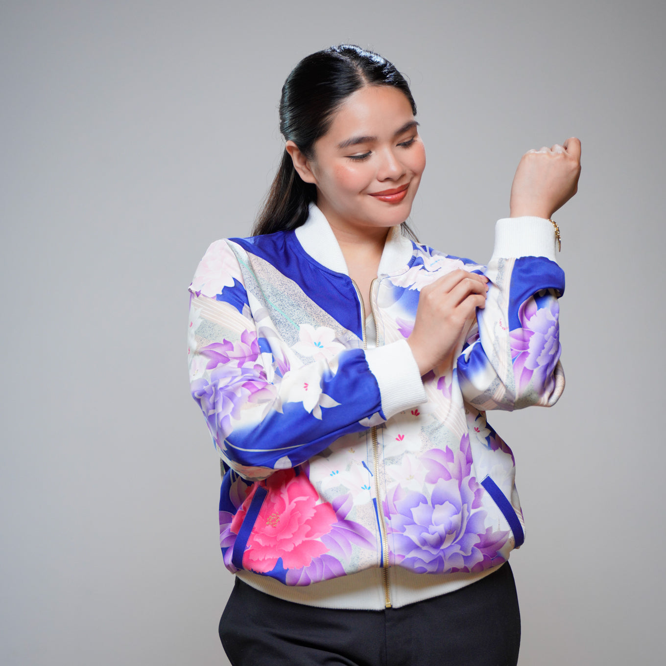 Premium On-hand: Bomber Jacket | Blue | BJ8301Y | XLA