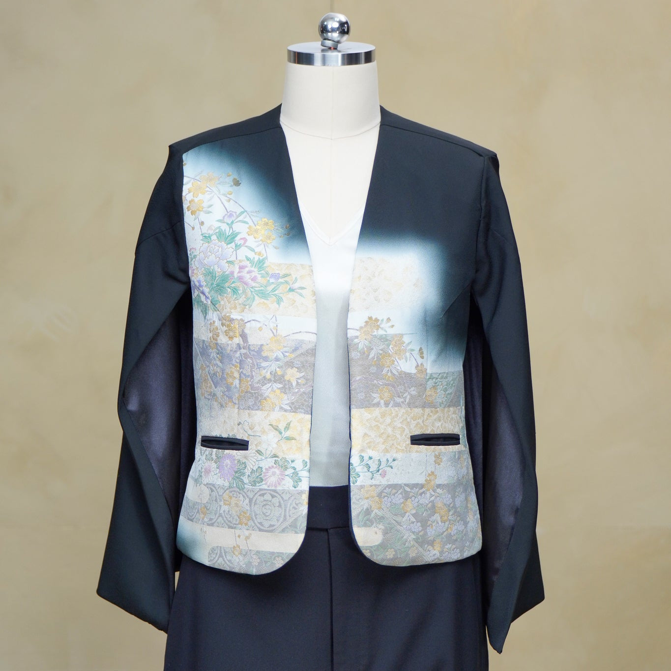 Premium On-hand: Cape Blazer | CB5443 | Black | XL