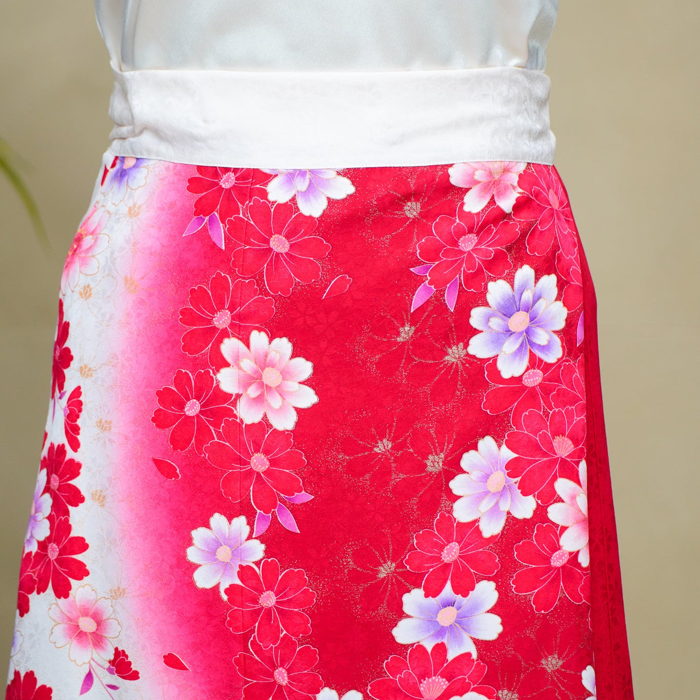 Premium On-hand: Red Wrap Skirt | 1T | WS8391Y
