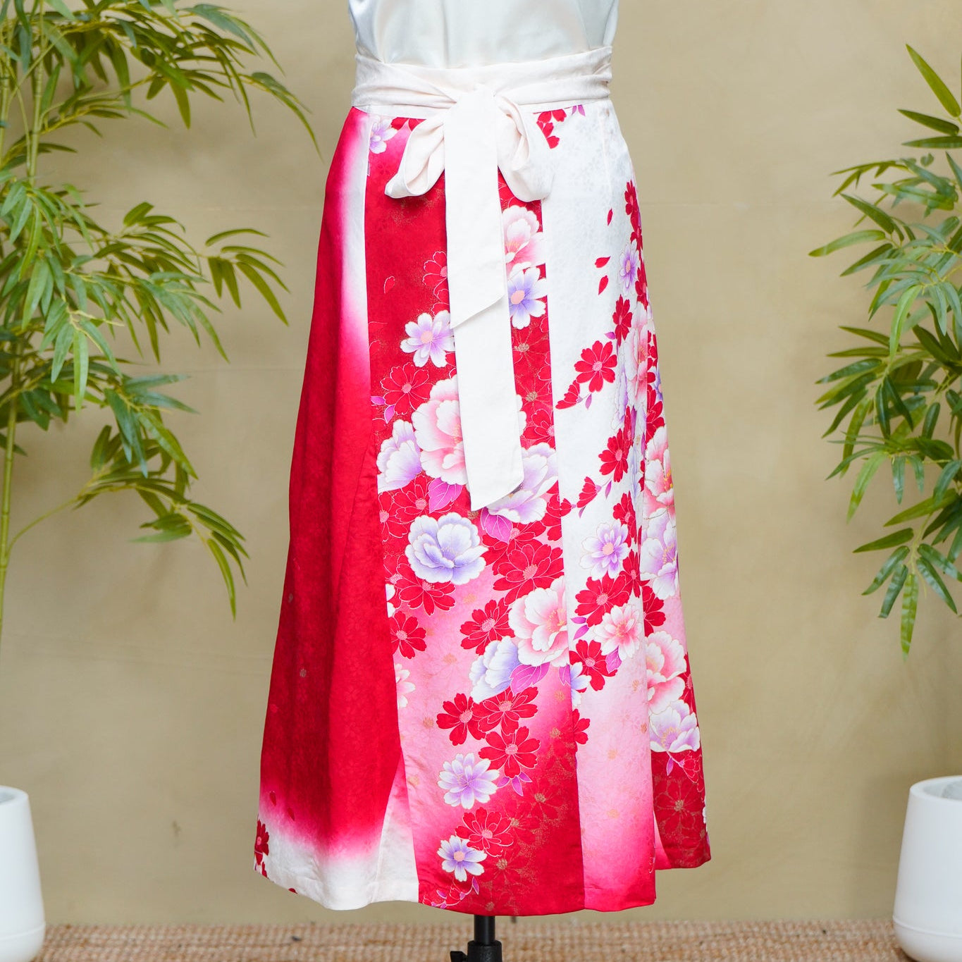 Premium On-hand: Red Wrap Skirt | 1T | WS8391Y