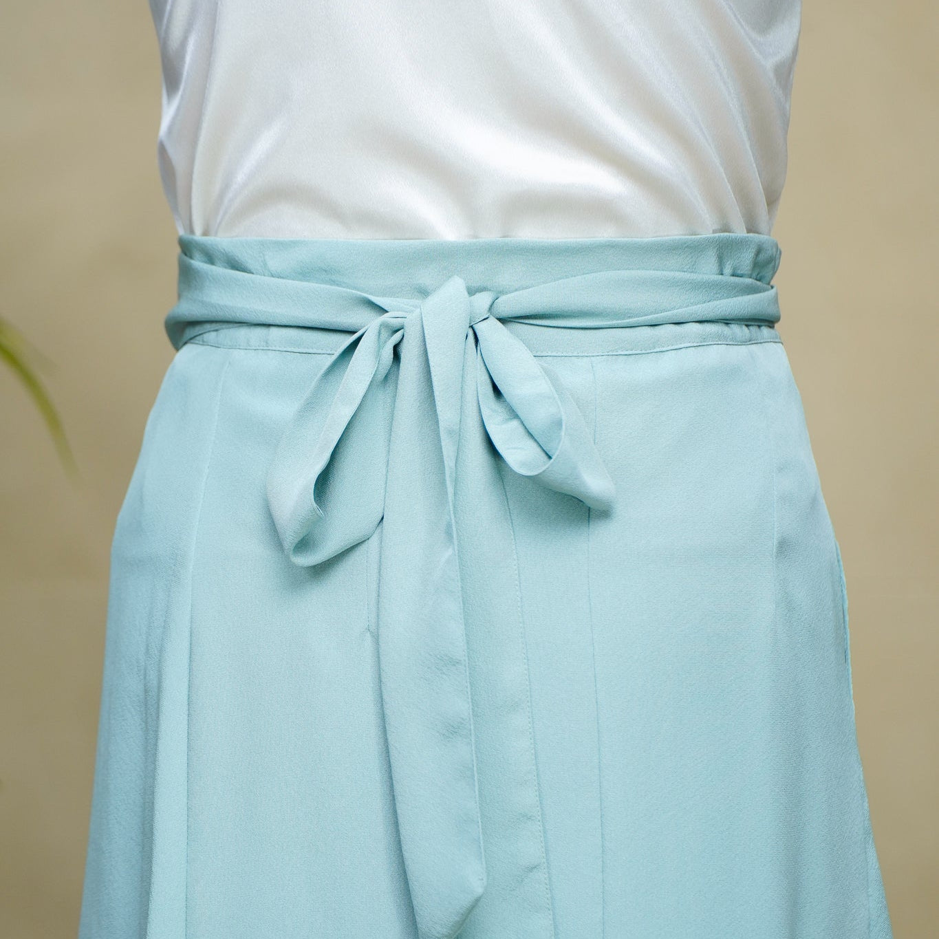 Premium On-hand: Green Wrap Skirt | 1P | WS8390Y