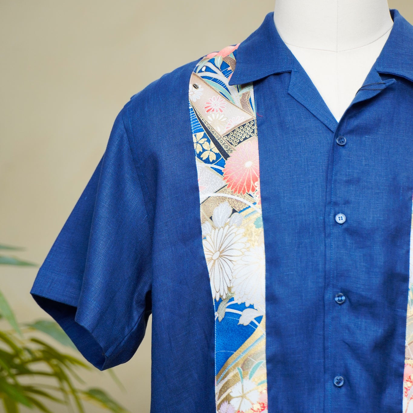 Premium On-hand: Navy Men's Linen Polo | Large | LP8438H