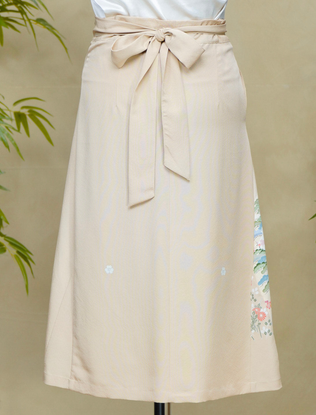 Premium On-hand: Cream Wrap Skirt | 2P | WS9395Y