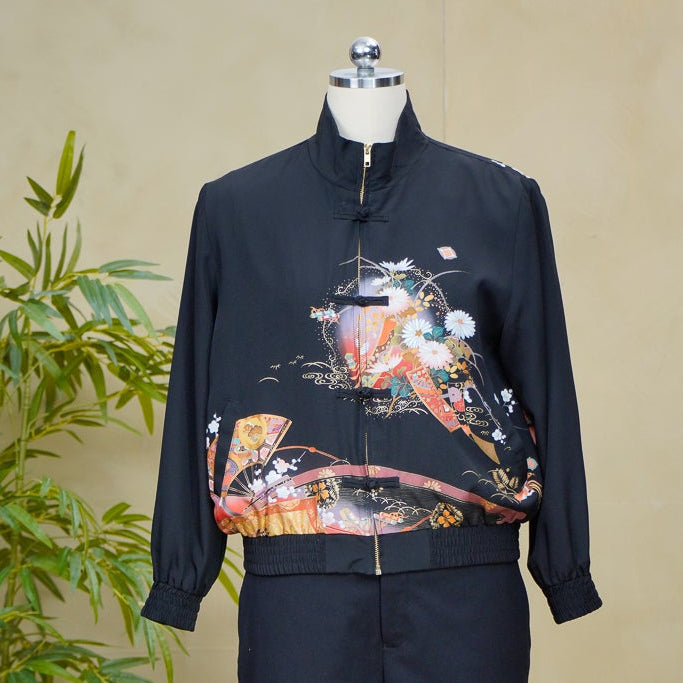 On-hand: Black Chinese Knot Jacket | XLB | CKJ8452M