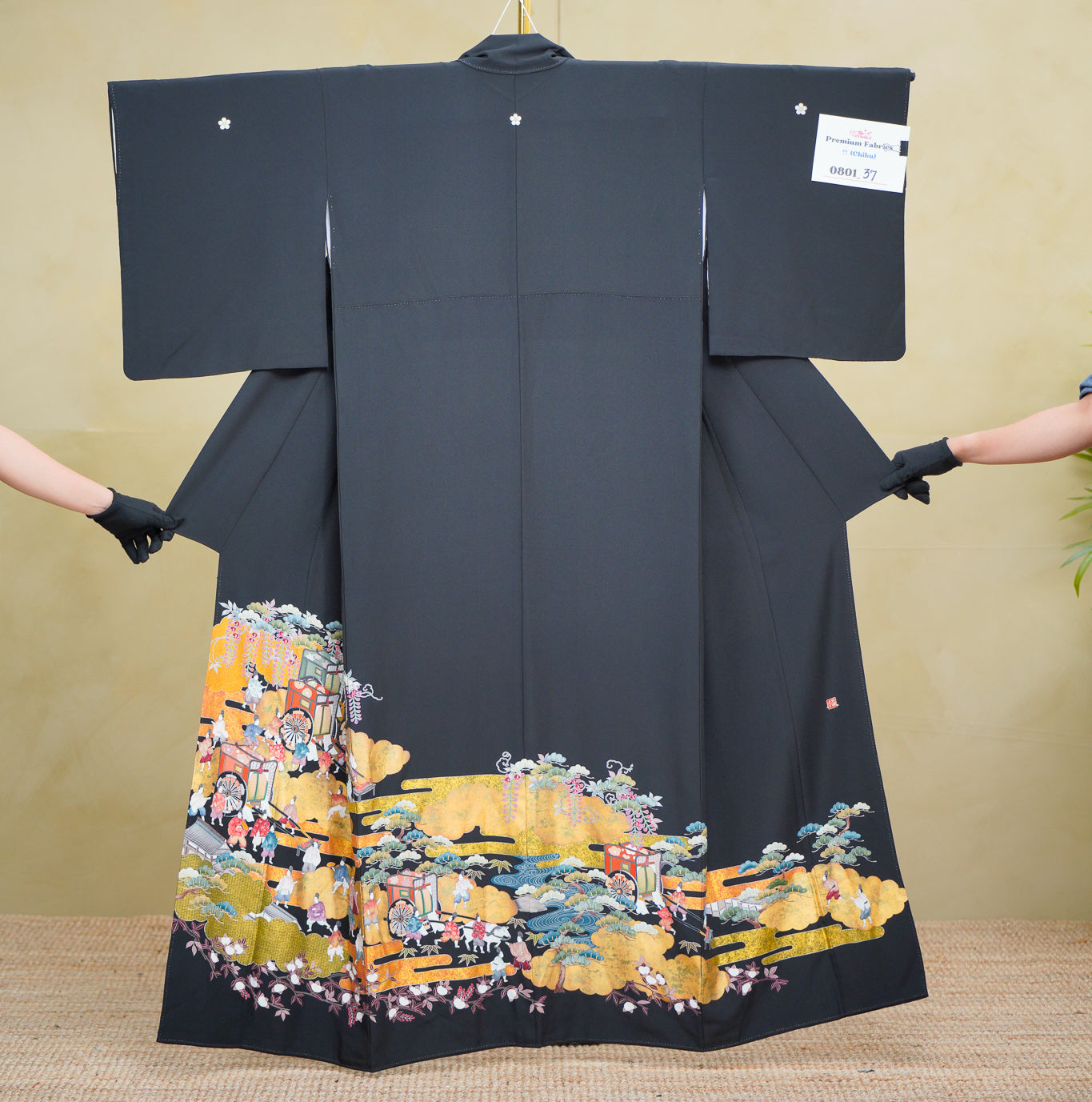 Chiku Fabric: 0801_37 | Procession of Seasons