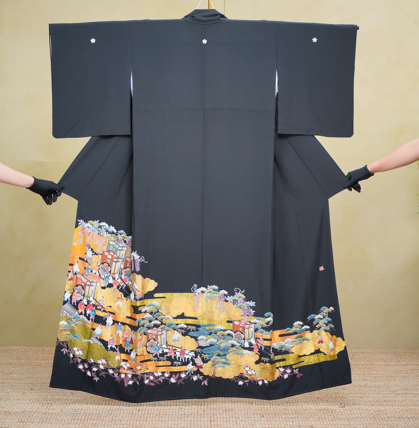 Chiku Fabric: 0801_37 | Procession of Seasons