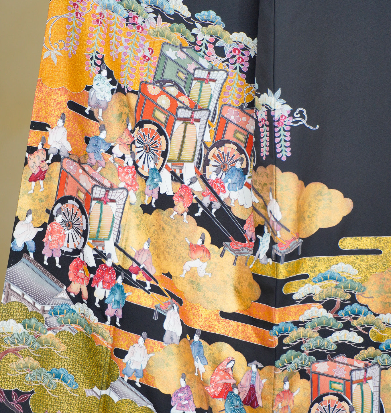 Chiku Fabric: 0801_37 | Procession of Seasons