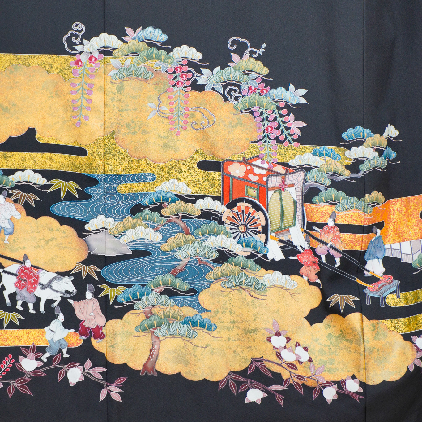 Chiku Fabric: 0801_37 | Procession of Seasons