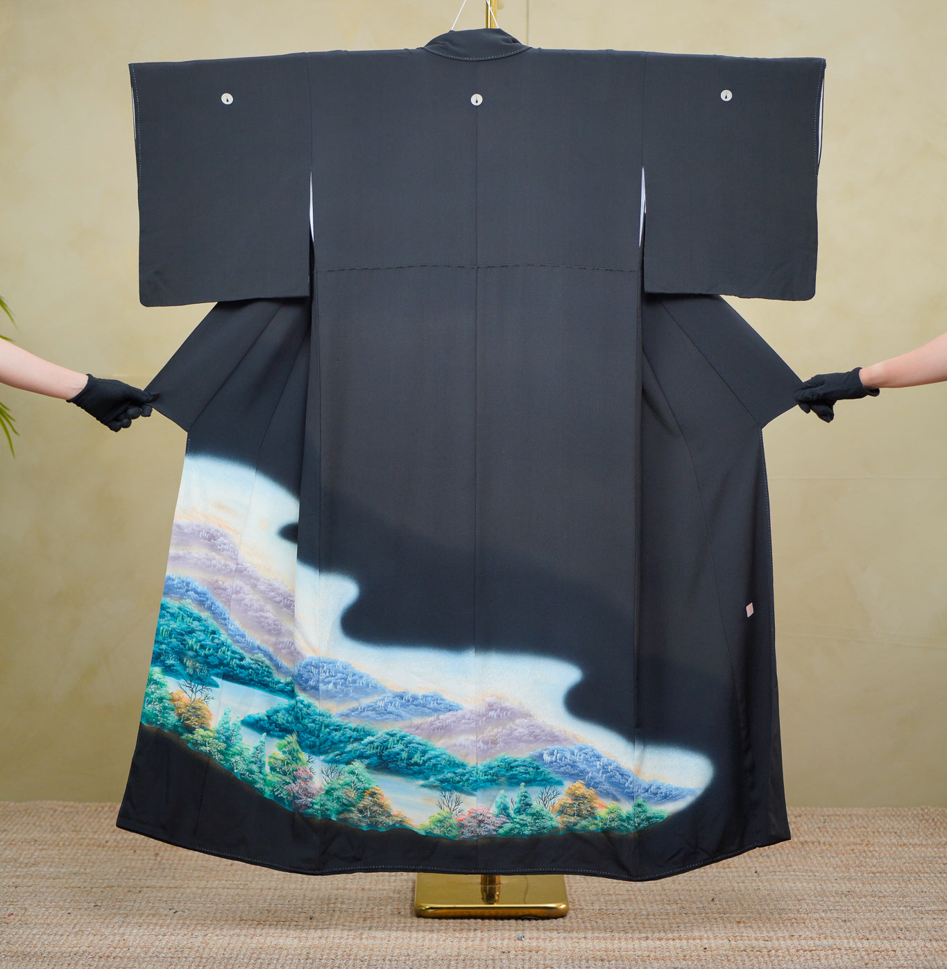 Premium Bai Fabric: 0801-48 | Dark Enchanted Grove