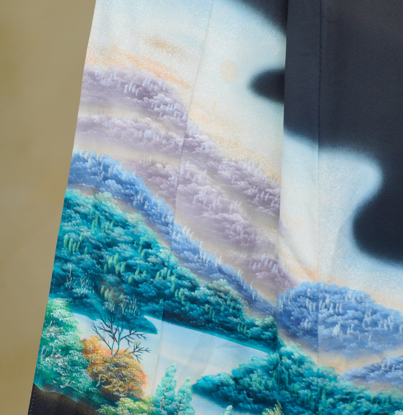 Premium Bai Fabric: 0801-48 | Dark Enchanted Grove