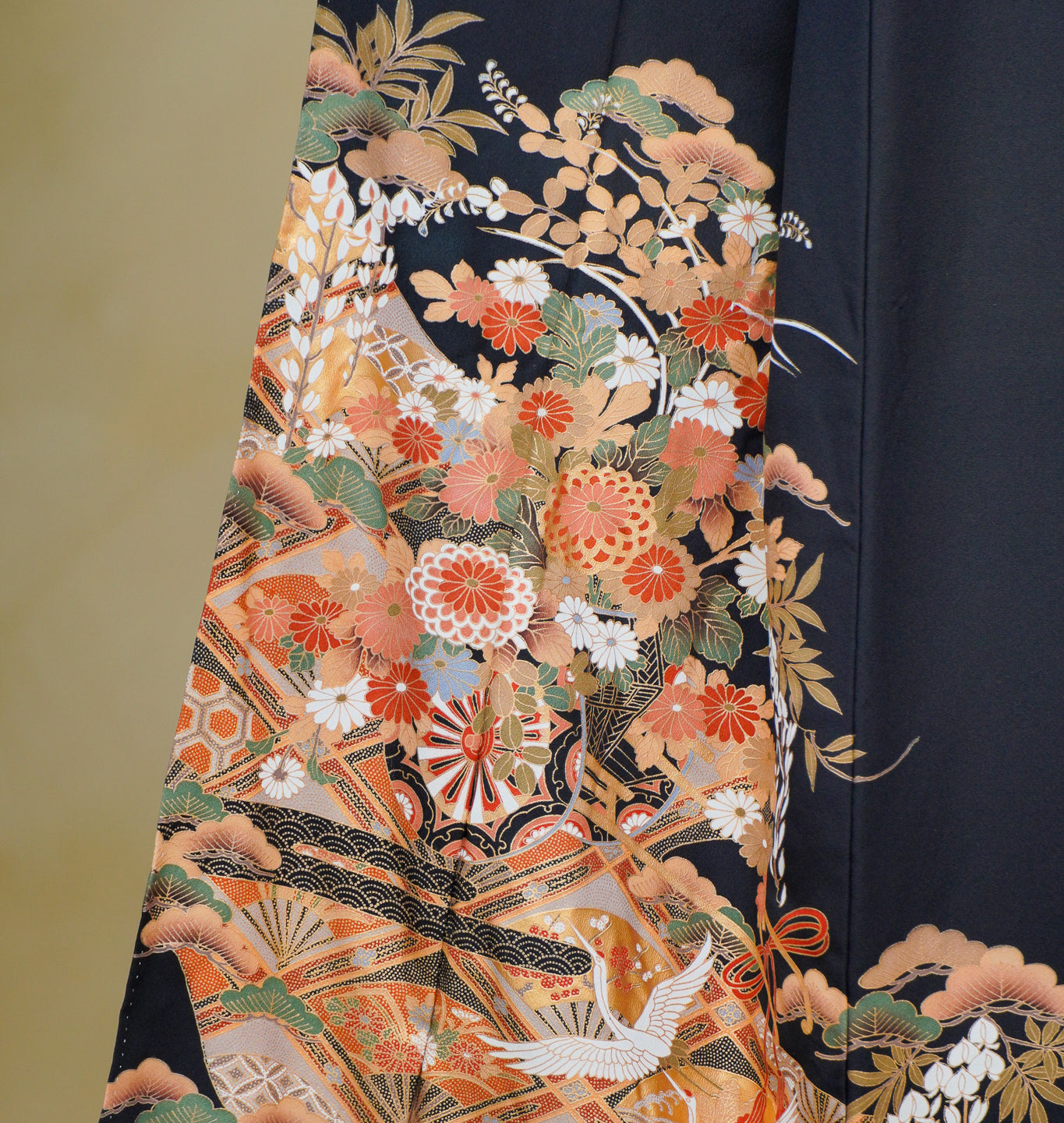 Premium Bai Fabric: 0801-52 | Midnight Scroll