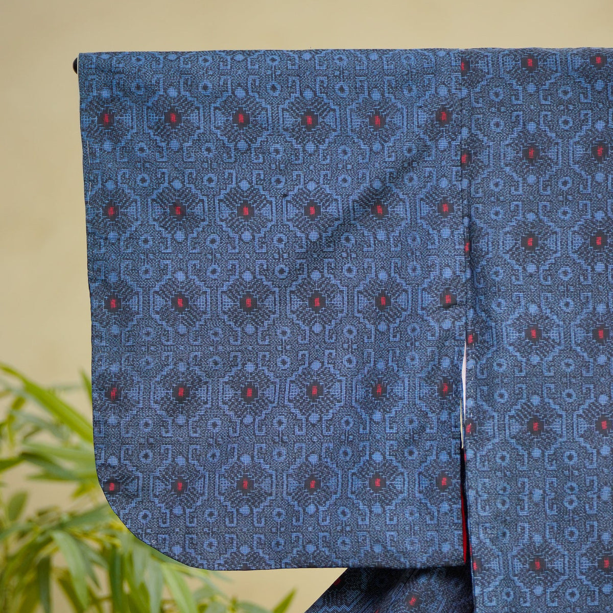 Premium Oshima Fabric: OSHIMA_0827_01 | Blue Stitch