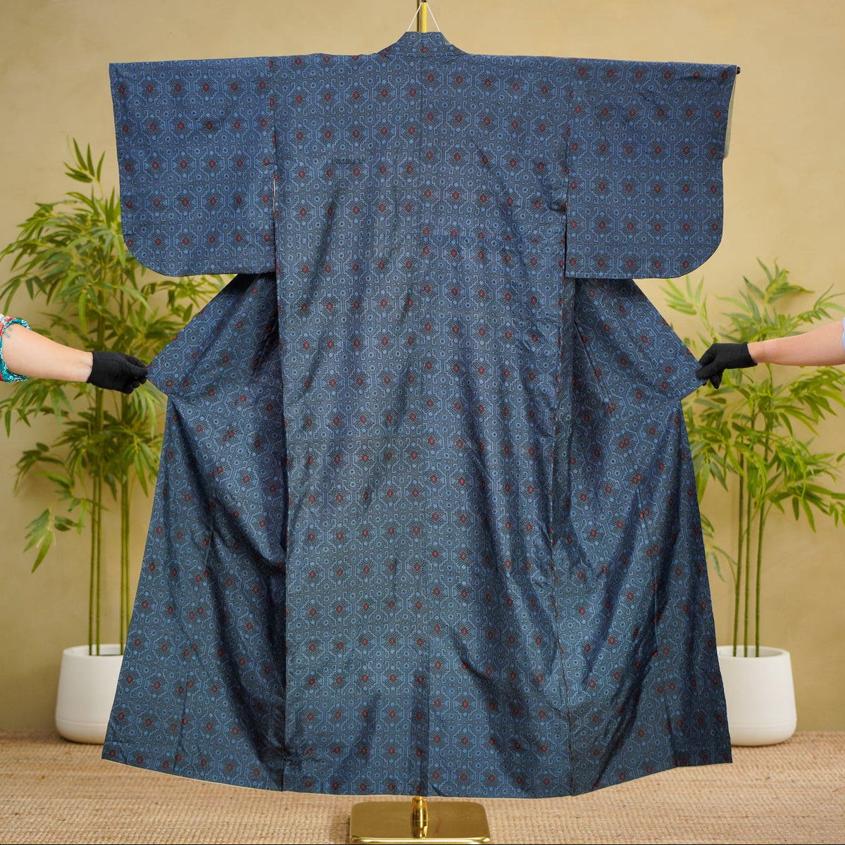 Premium Oshima Fabric: OSHIMA_0827_01 | Blue Stitch