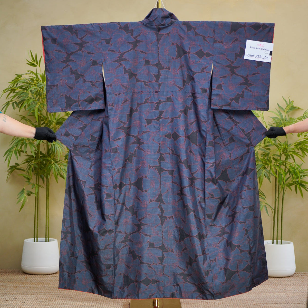 Premium Oshima Fabric: OSHIMA_0827_02 | Threaded Night