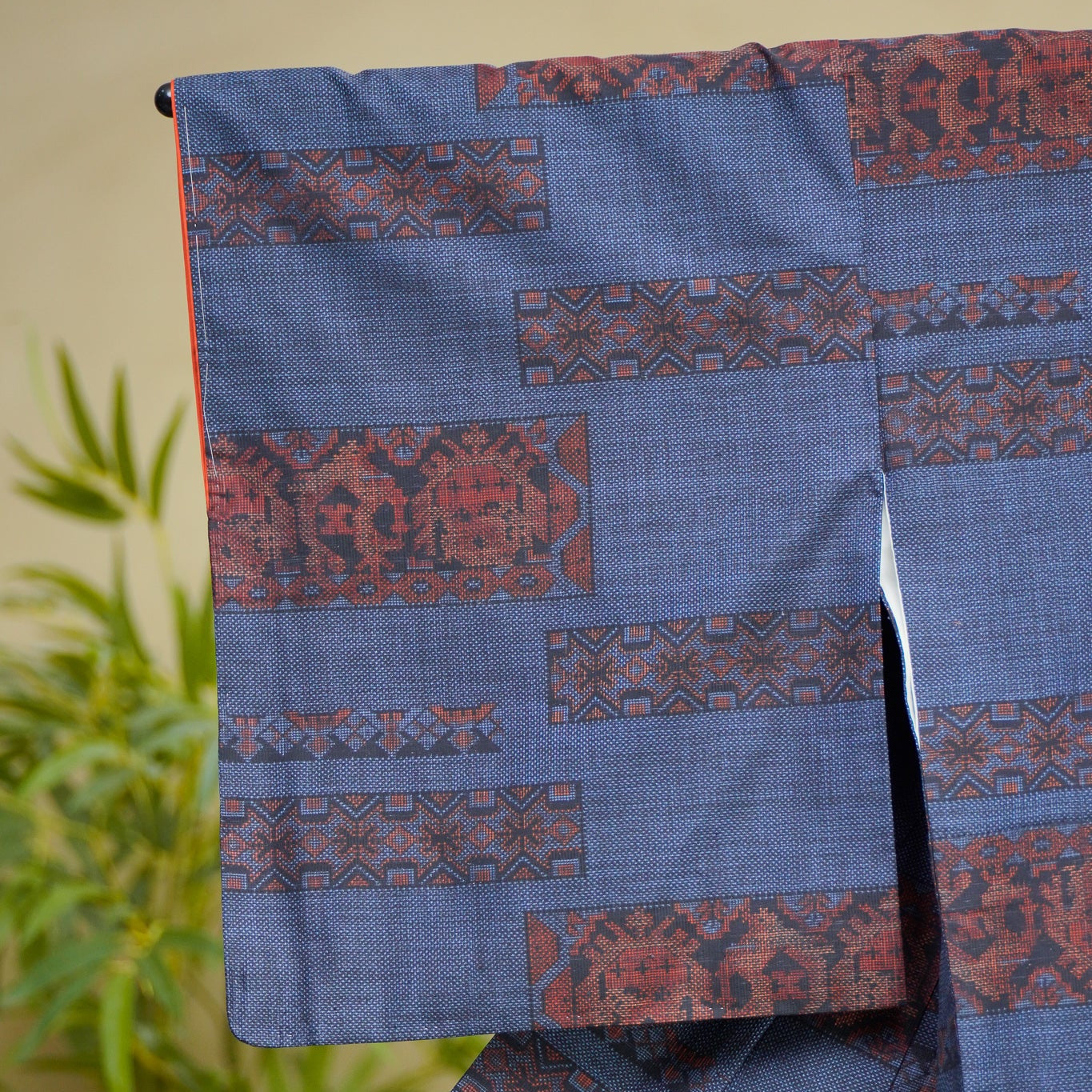 Premium Oshima Fabric: OSHIMA_0827_03 | Indigo Whispers