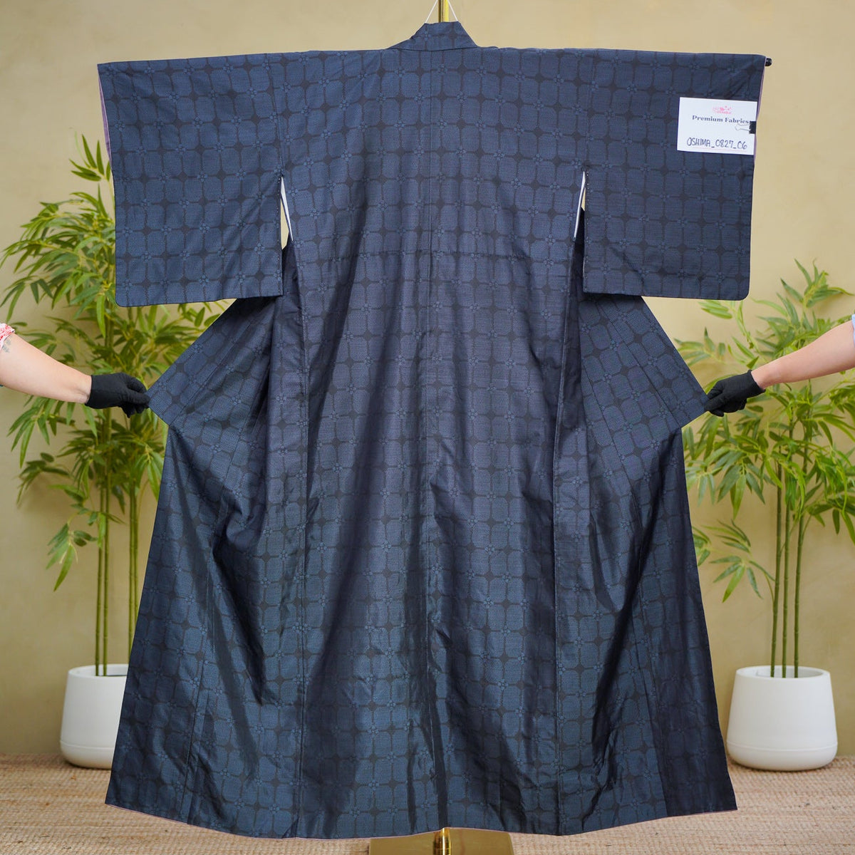 Premium Oshima Fabric: OSHIMA_0827_06 | Blue Cobble