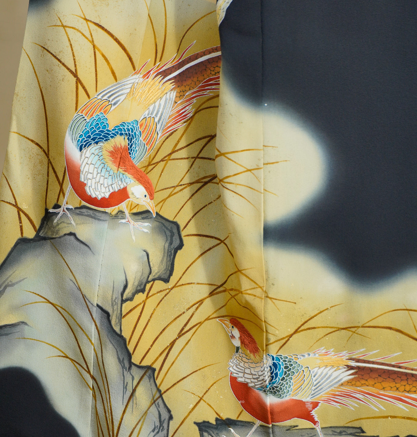Pre-Birthday Fabric: REG0827-32 | Grazing Pheasants