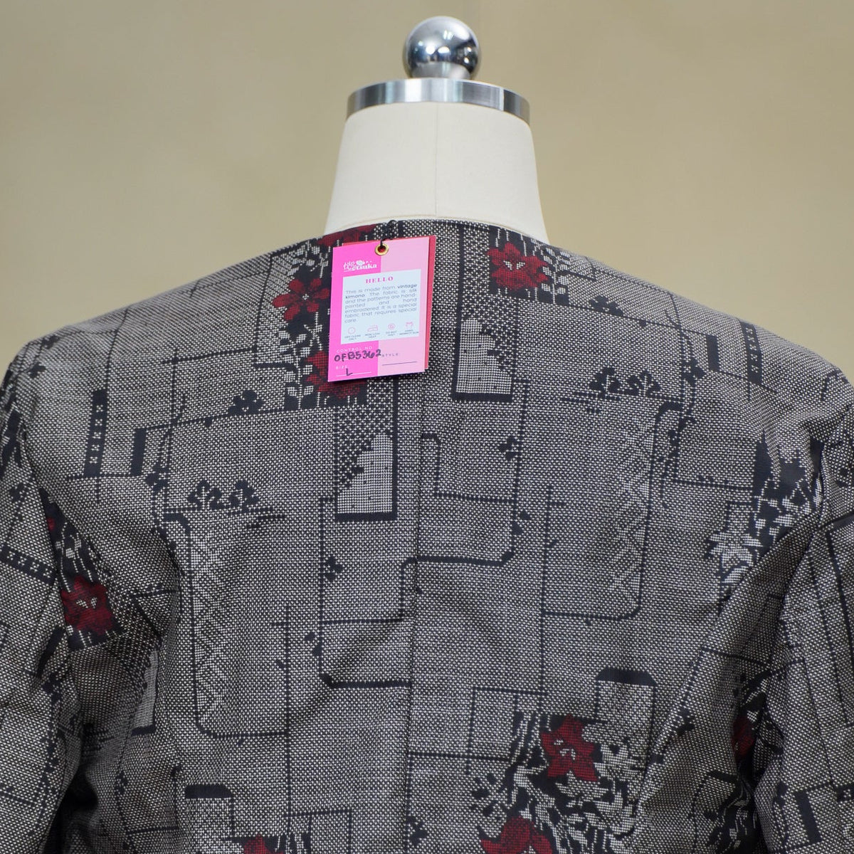 Premium On-hand item: Gray Oshima Office Blazer | OFB5362 | Large