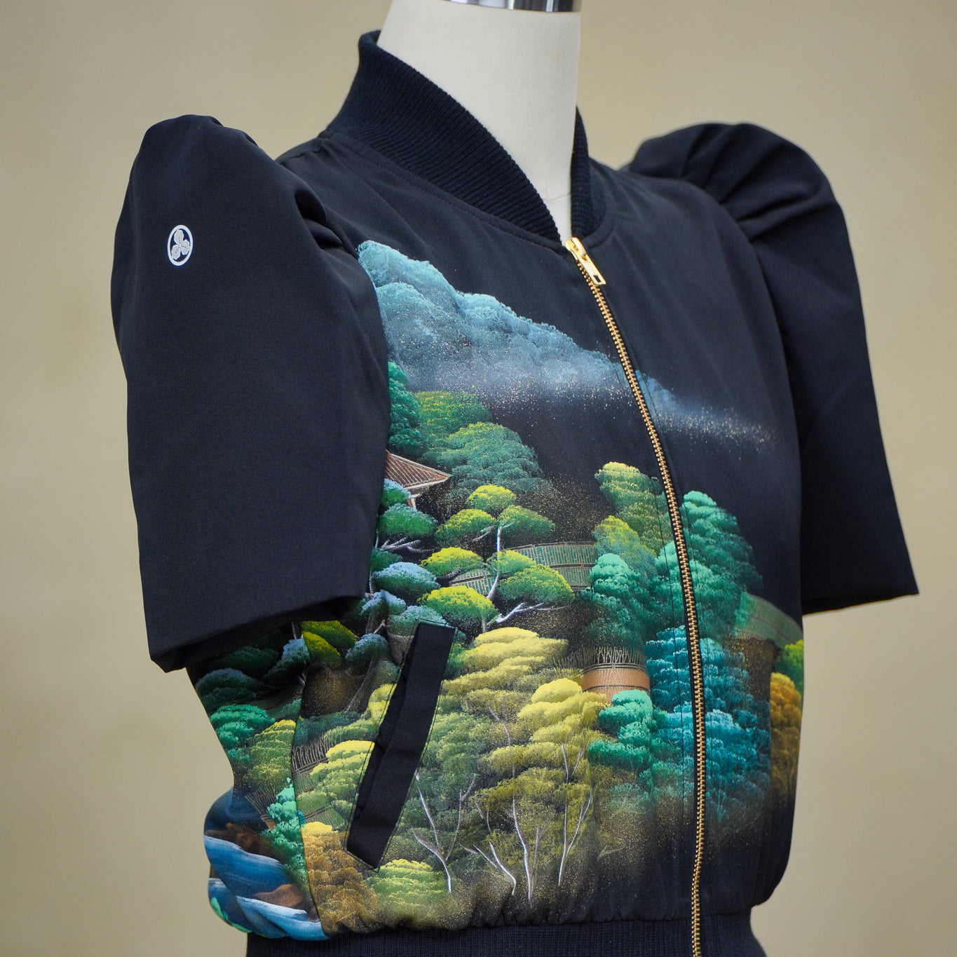 On-hand item: Filipiniana Bomber Jacket | Black | FBJ8203M | Medium