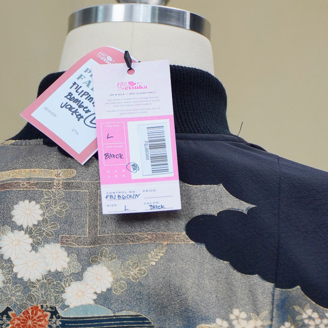 On-hand item: Filipiniana Bomber Jacket | Black | FBJ8604M | Large