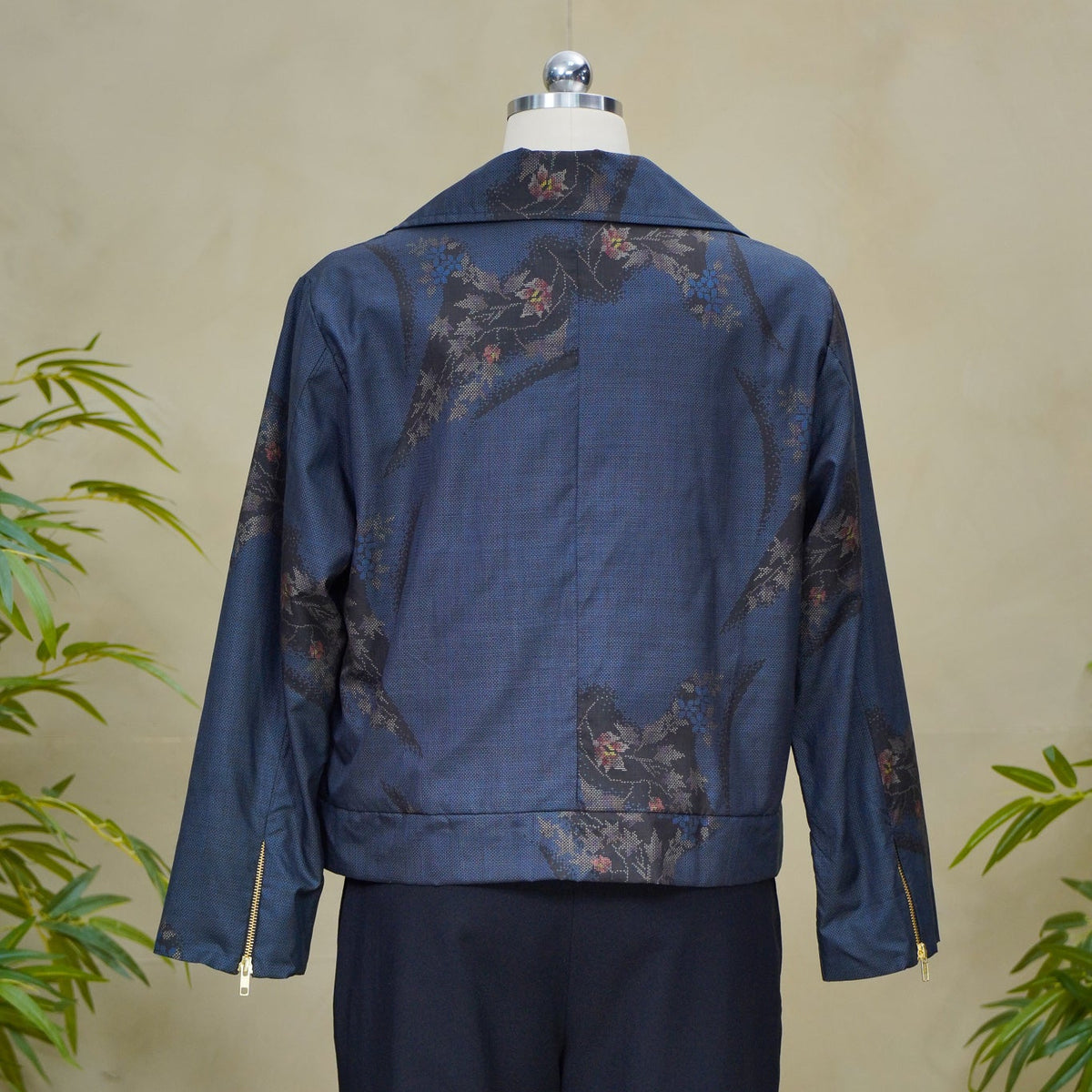 On-hand: Blue Oshima Biker Jacket | OBKJ8483 | XL (J)