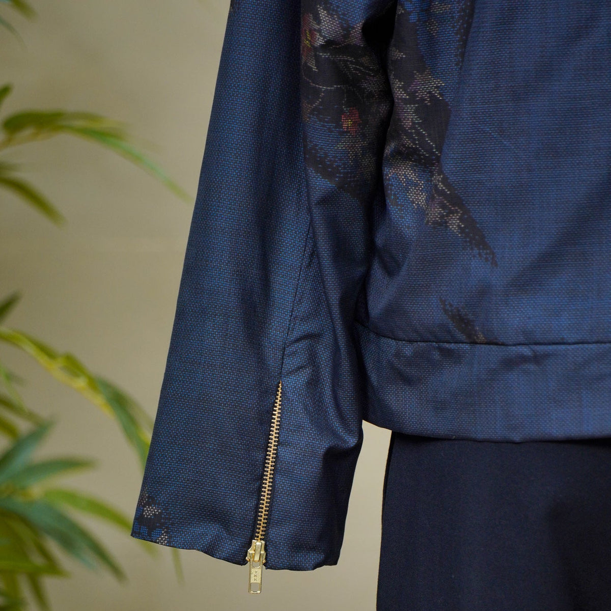 On-hand: Blue Oshima Biker Jacket | OBKJ8483 | XL (J)